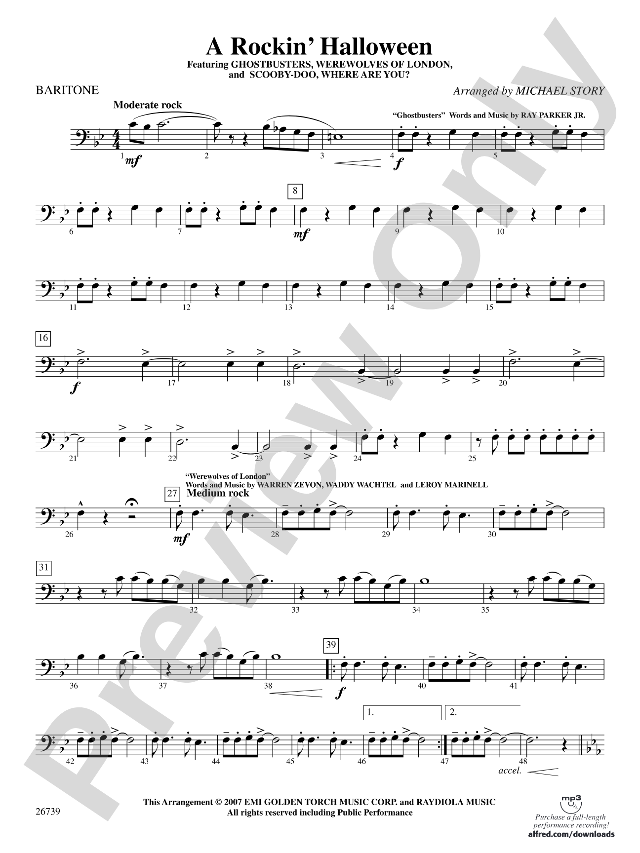 A Rockin' Halloween: Baritone B.C.
