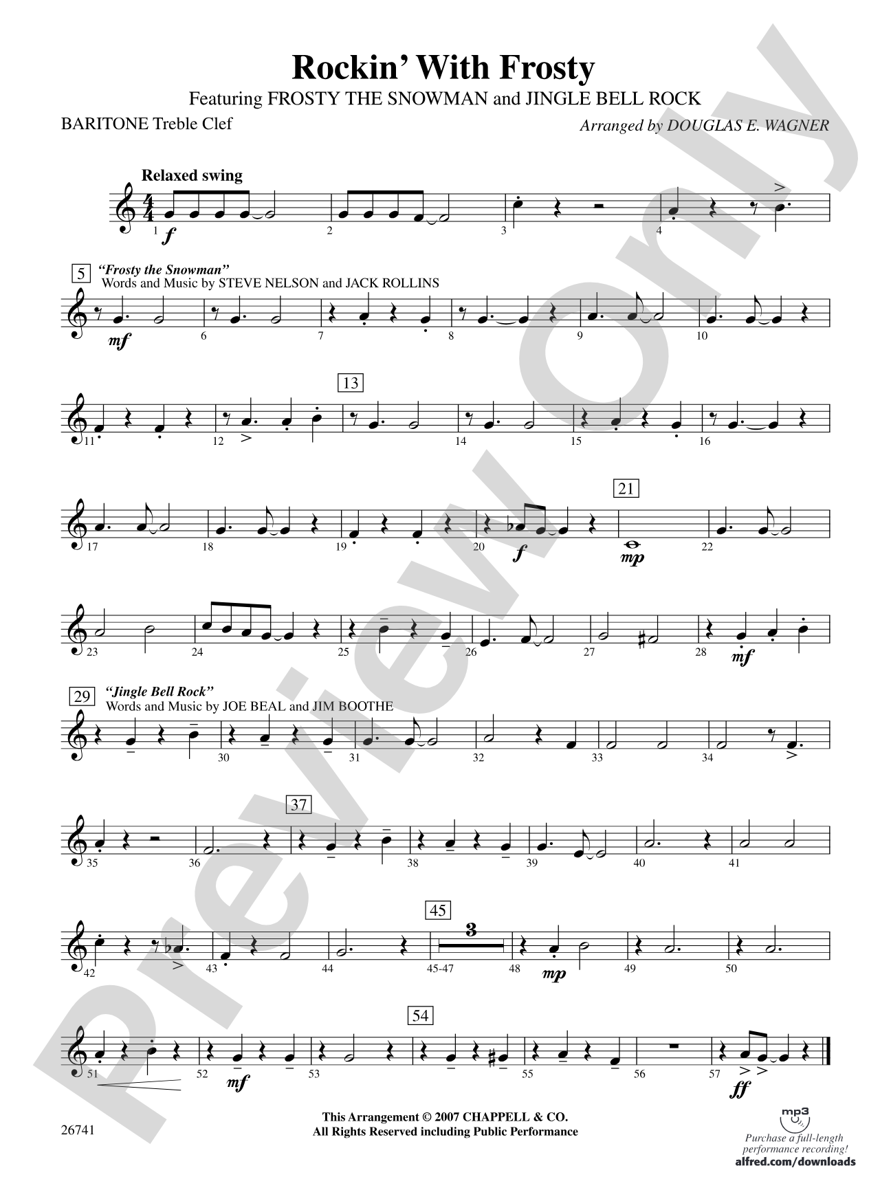 Rockin' with Frosty: Baritone T.C.