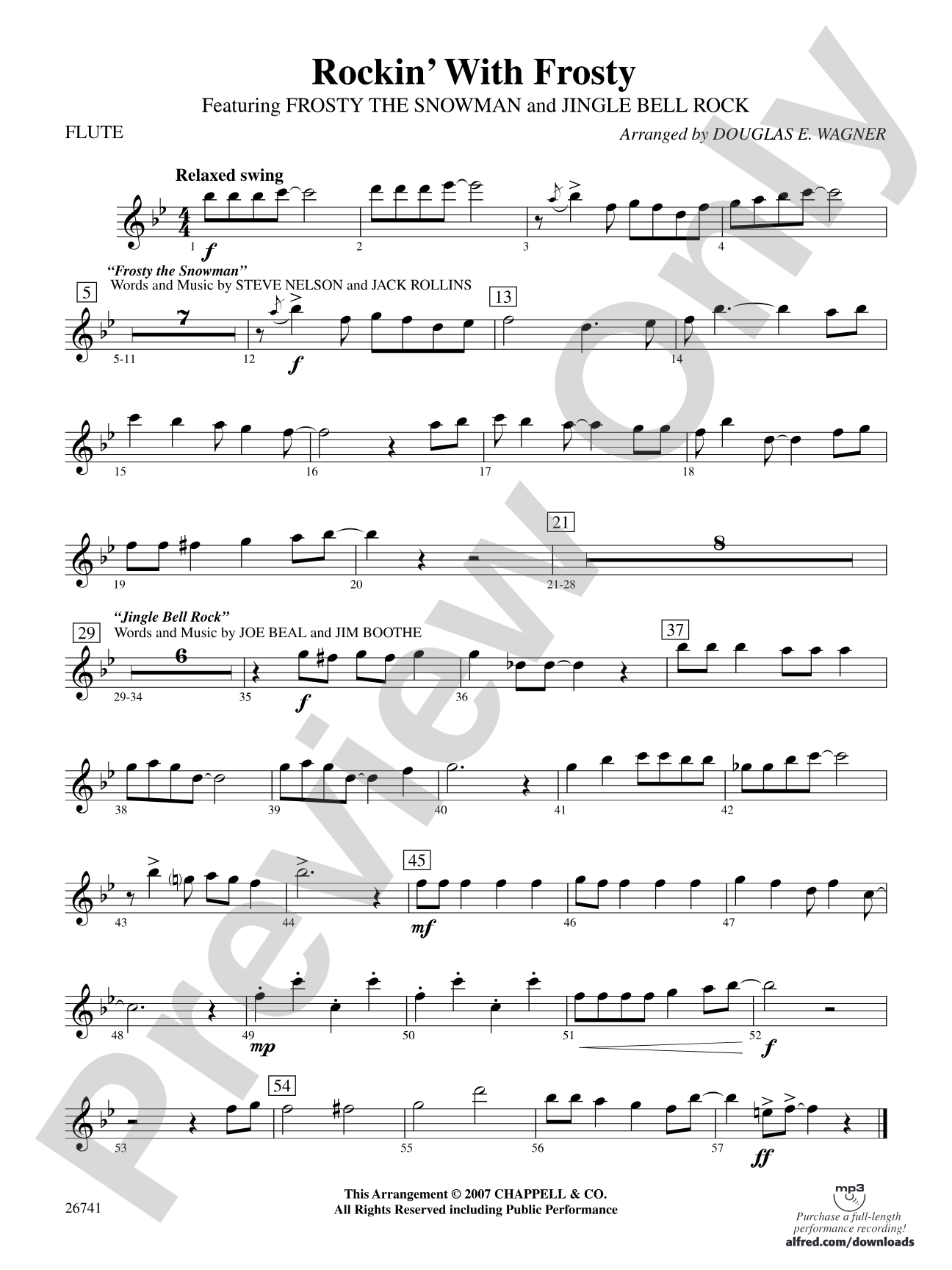 Rockin' with Frosty: Flute