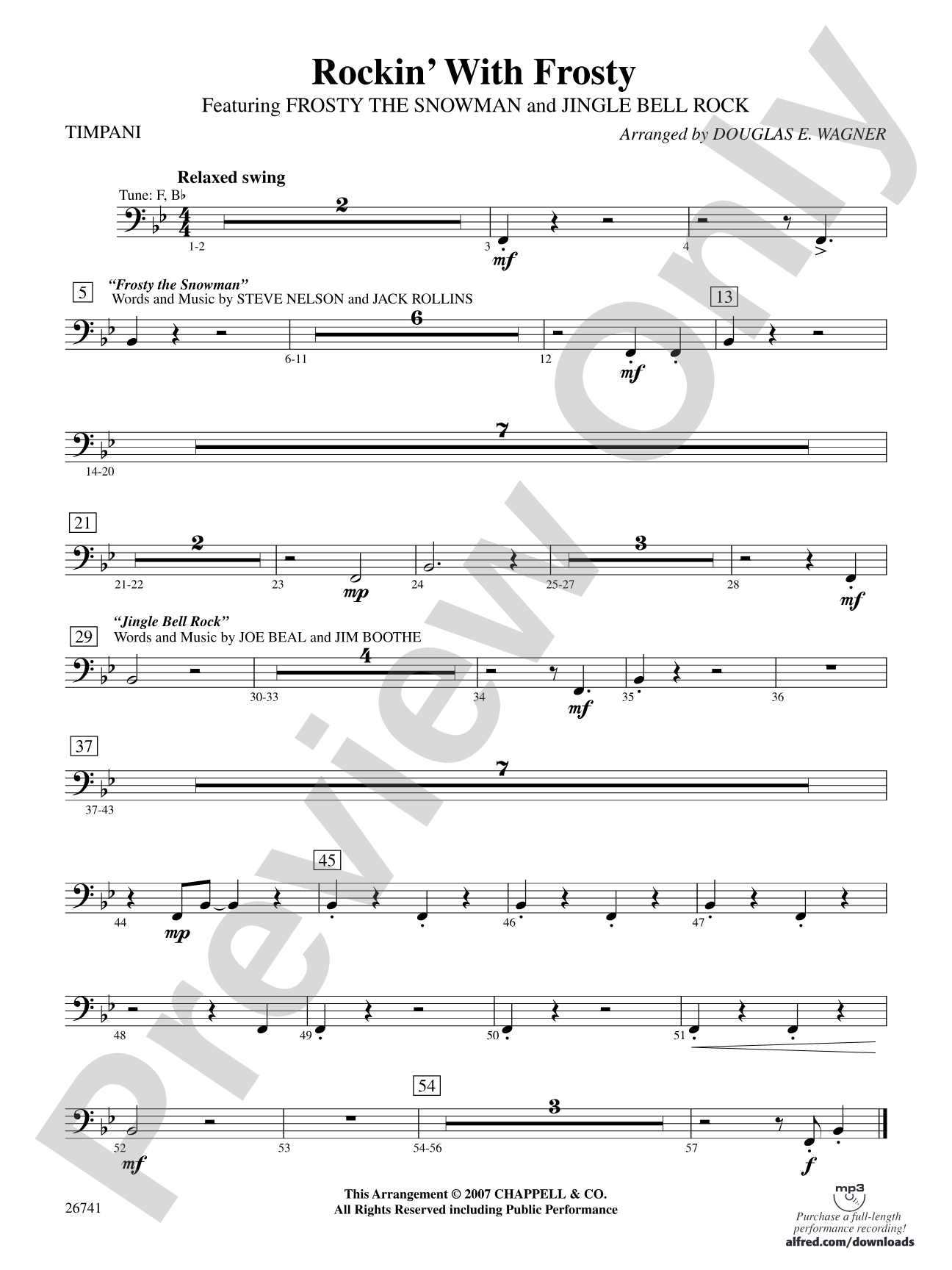 Rockin' with Frosty: Timpani