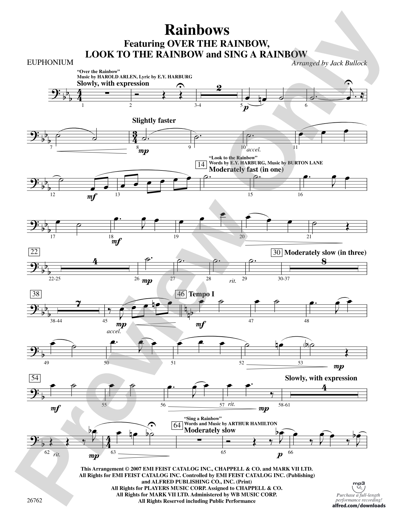 Rainbows: Baritone B.C.