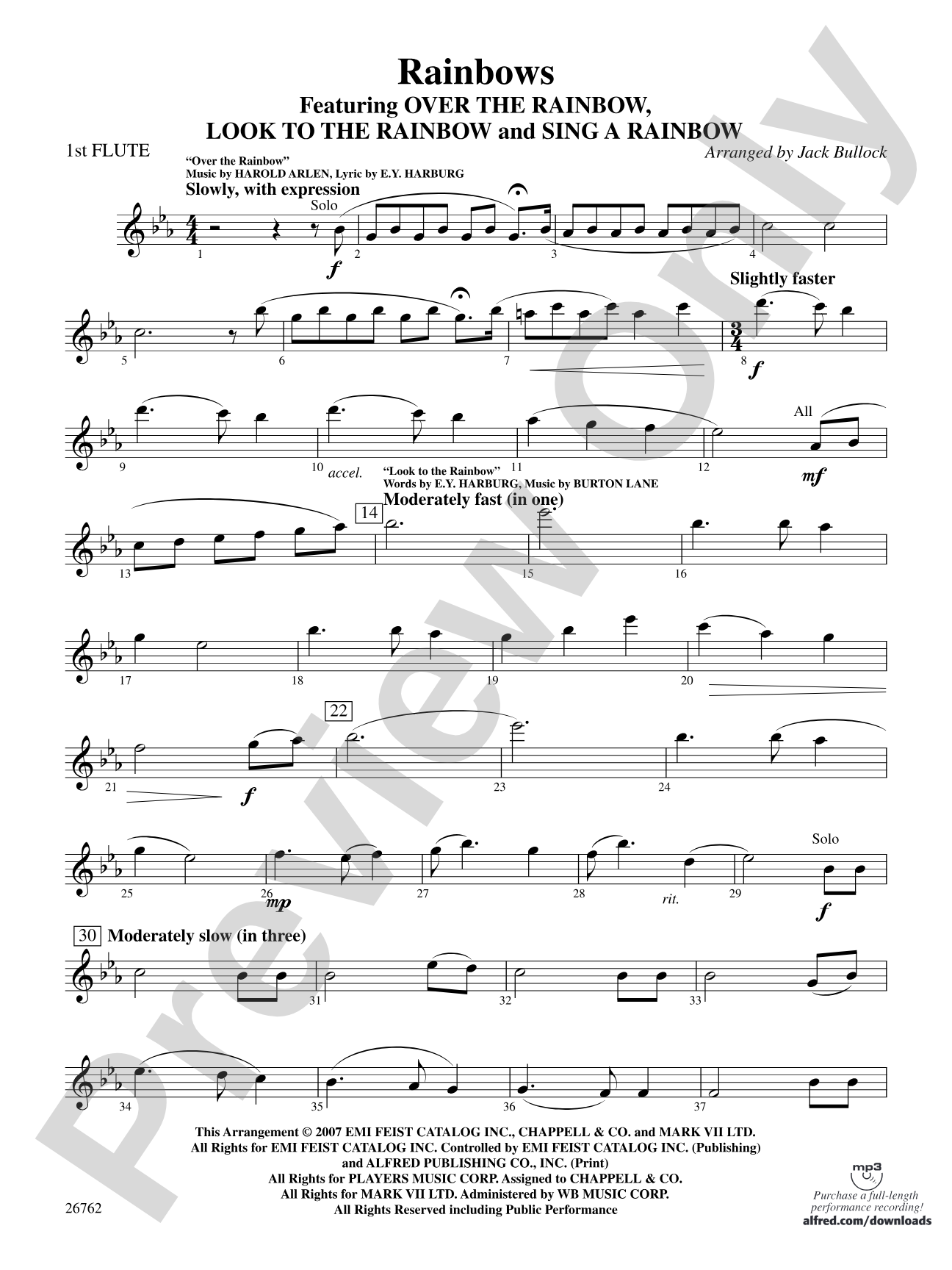 Rainbows: Flute
