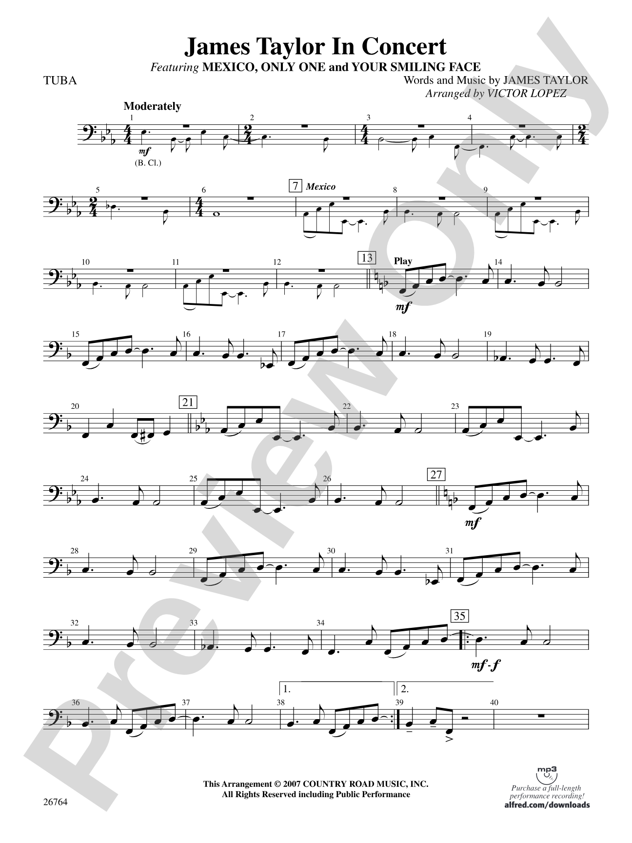 James Taylor in Concert: Tuba