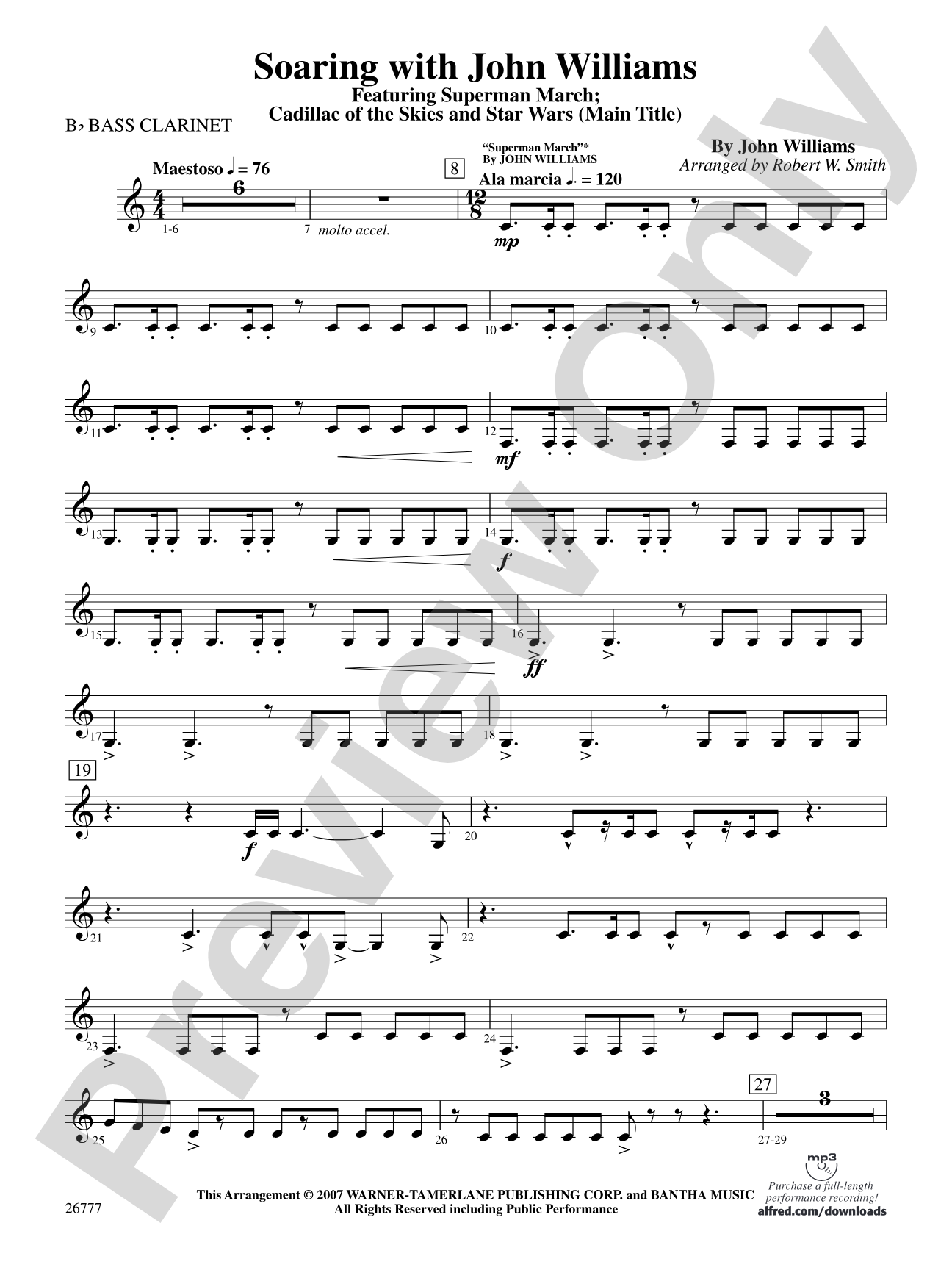 Soaring with John Williams: B-flat Bass Clarinet