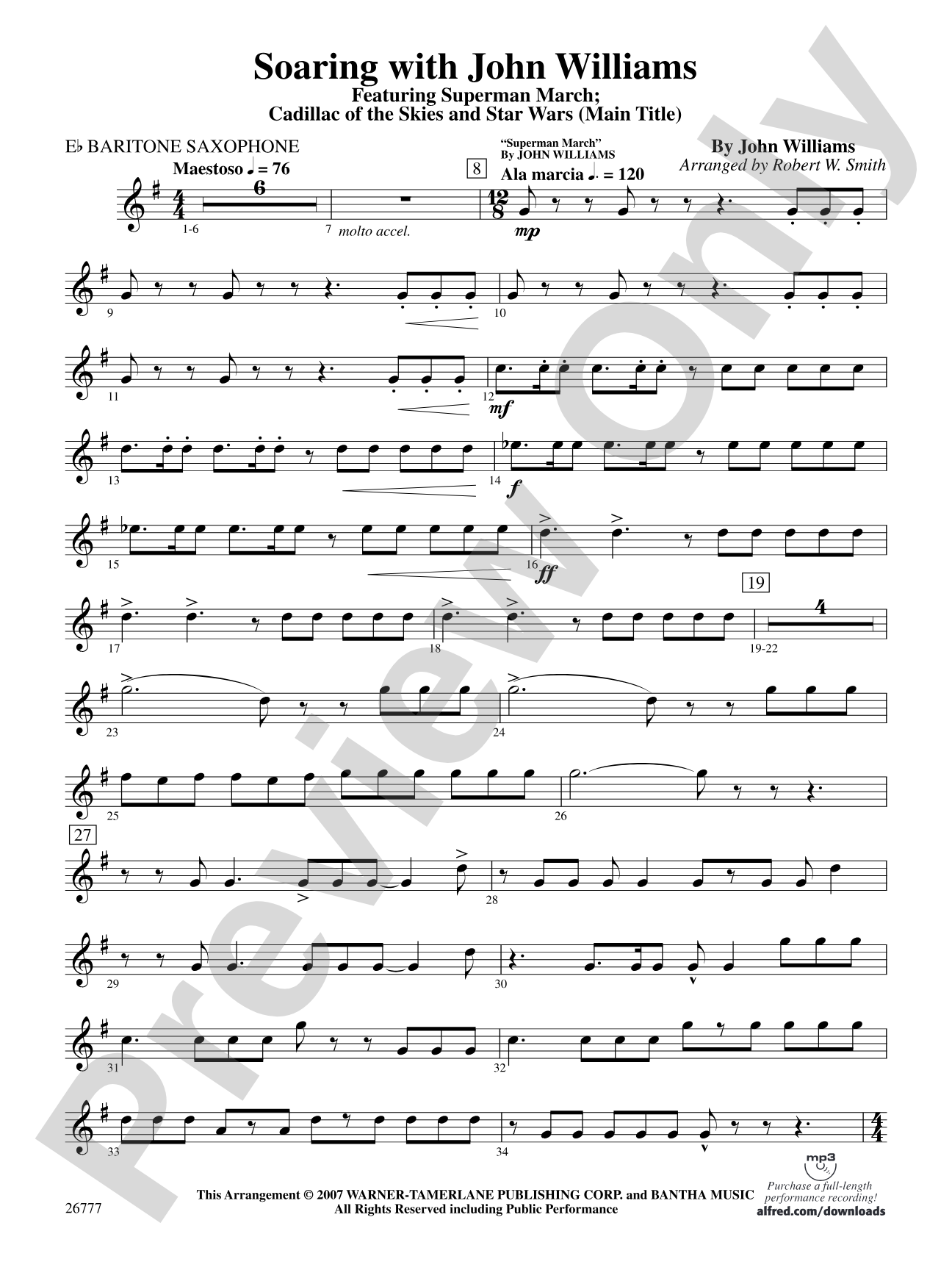 Soaring with John Williams: E-flat Baritone Saxophone