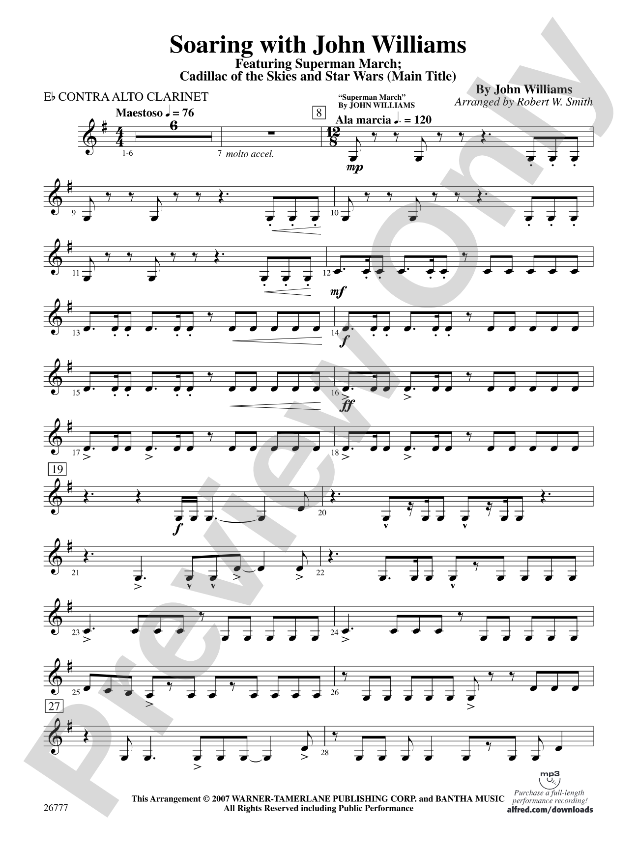 Soaring with John Williams: E-flat Contra-Alto Clarinet