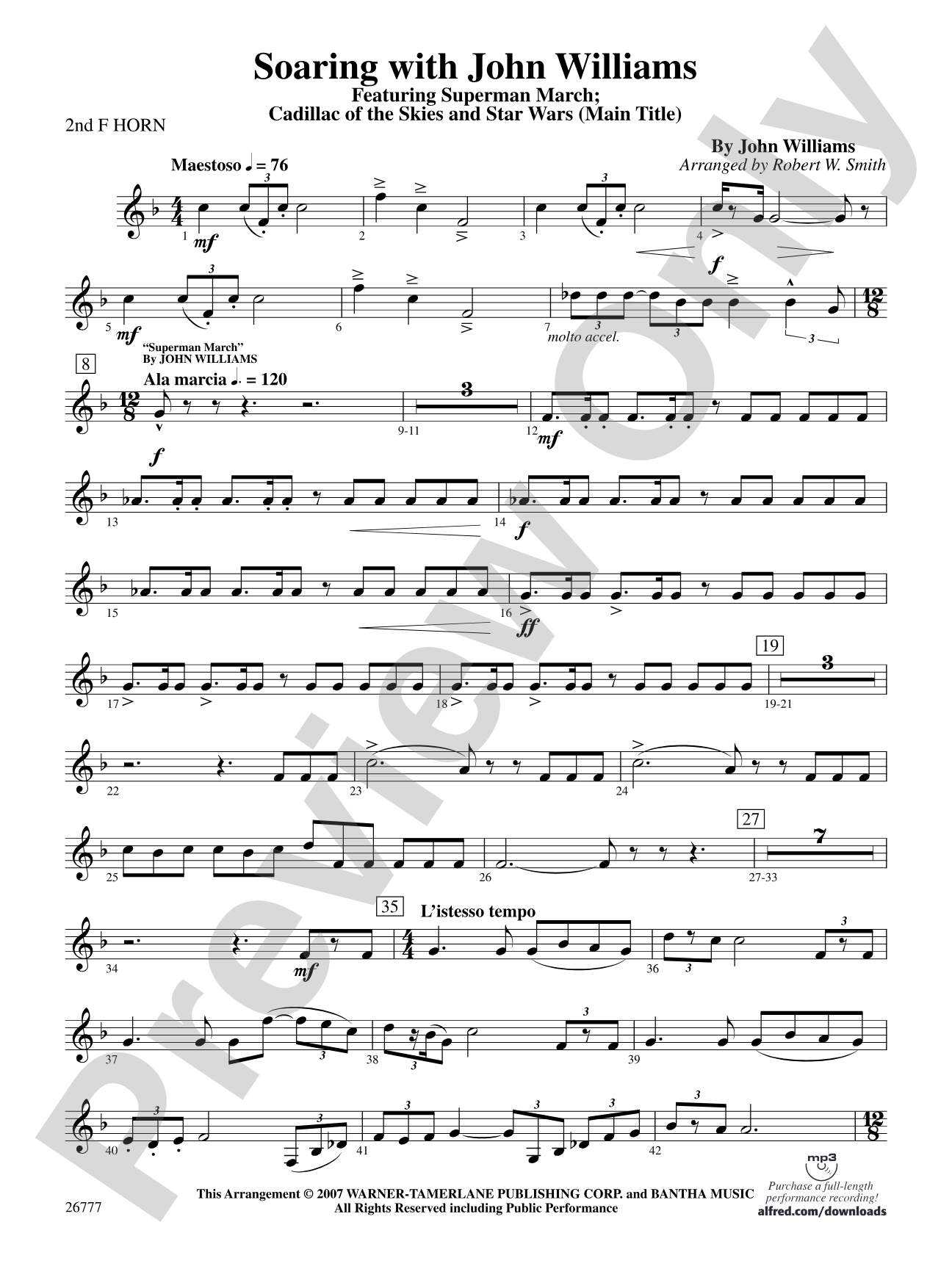 Soaring with John Williams: 2nd F Horn