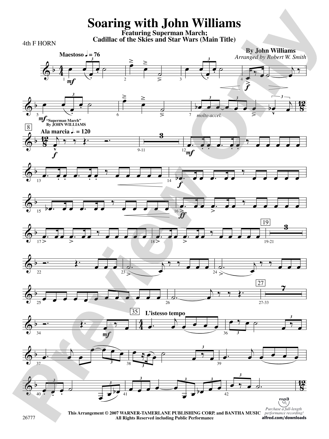Soaring with John Williams: 4th F Horn