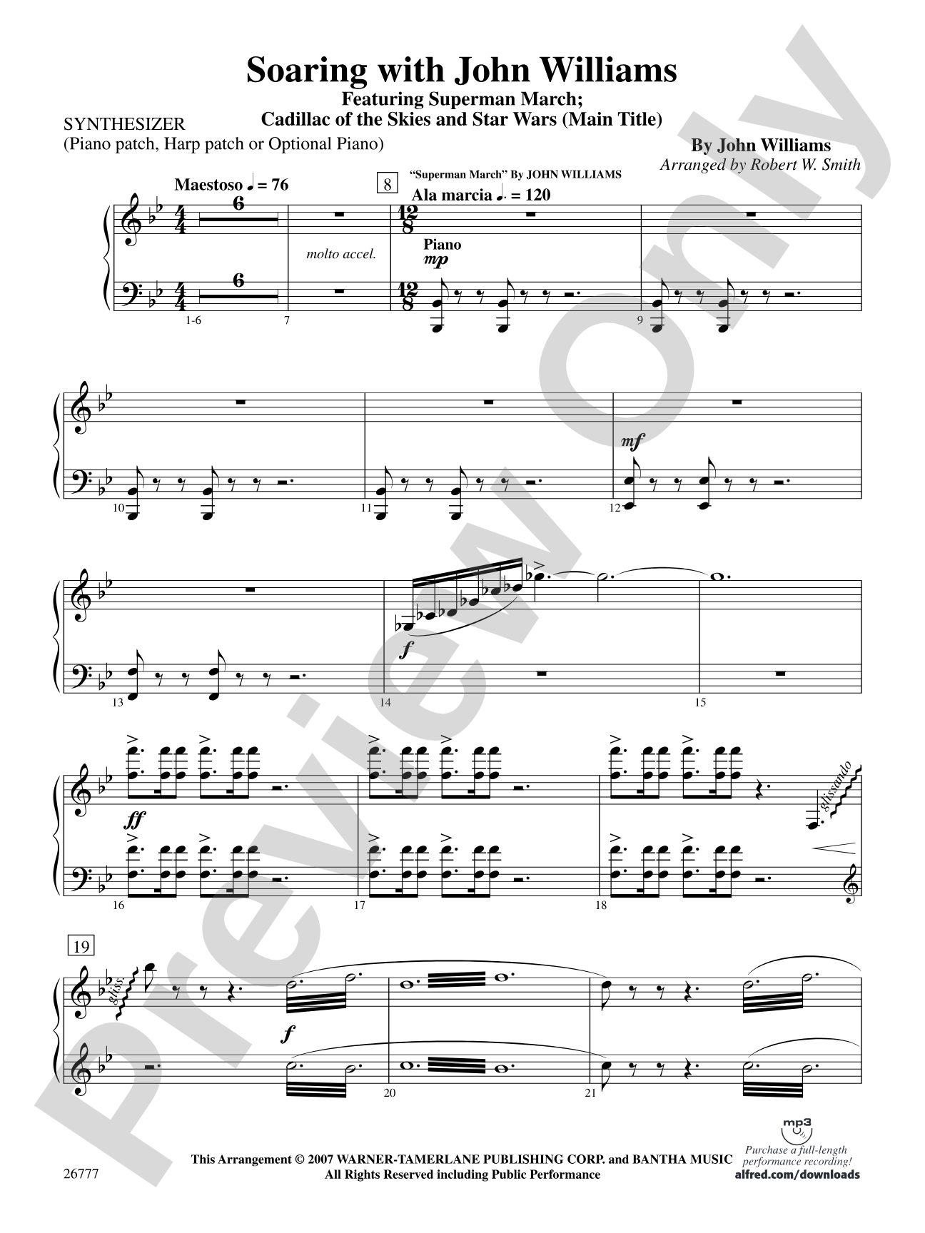 Soaring with John Williams: Piano Accompaniment