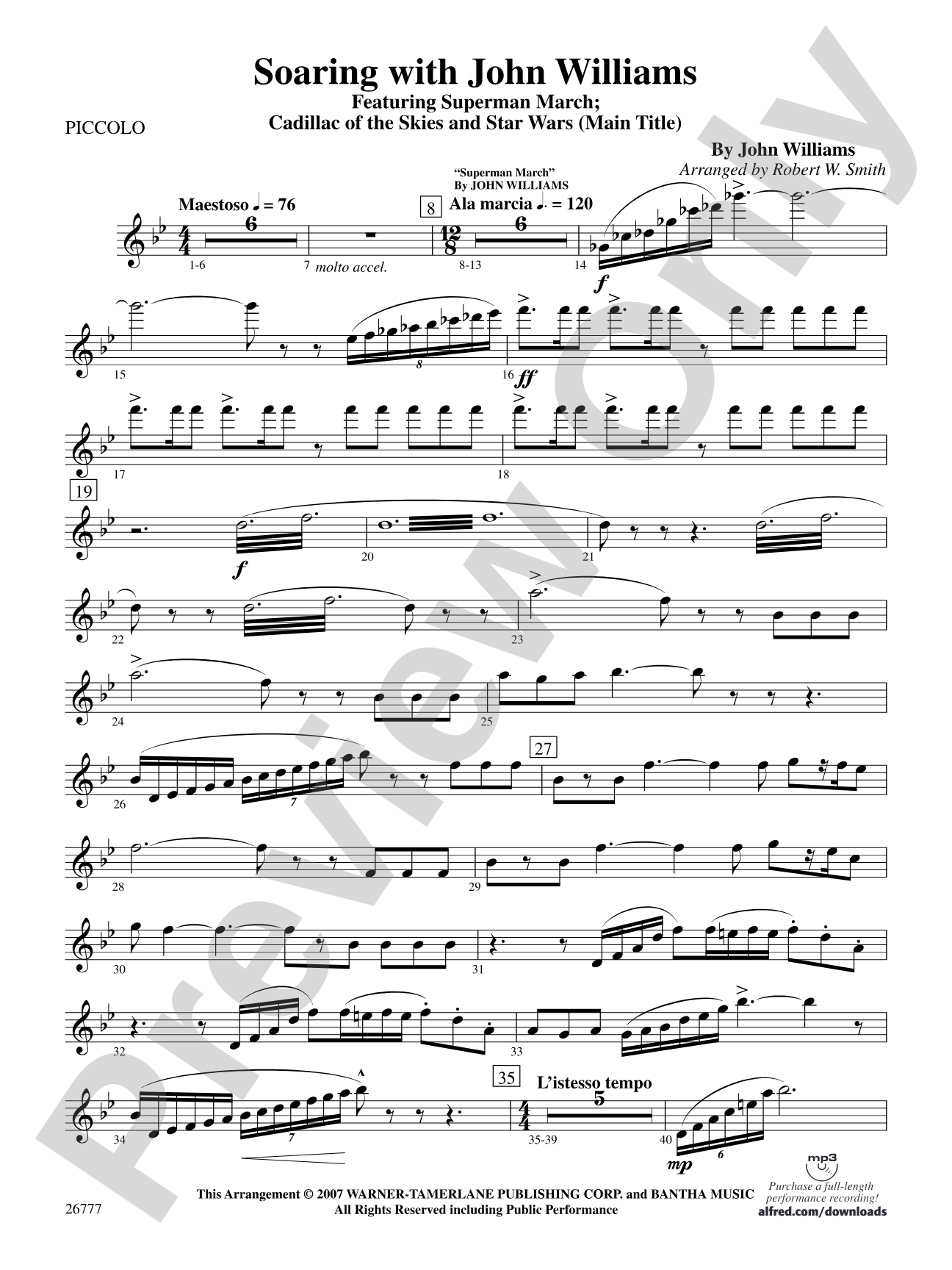 Soaring with John Williams: Piccolo