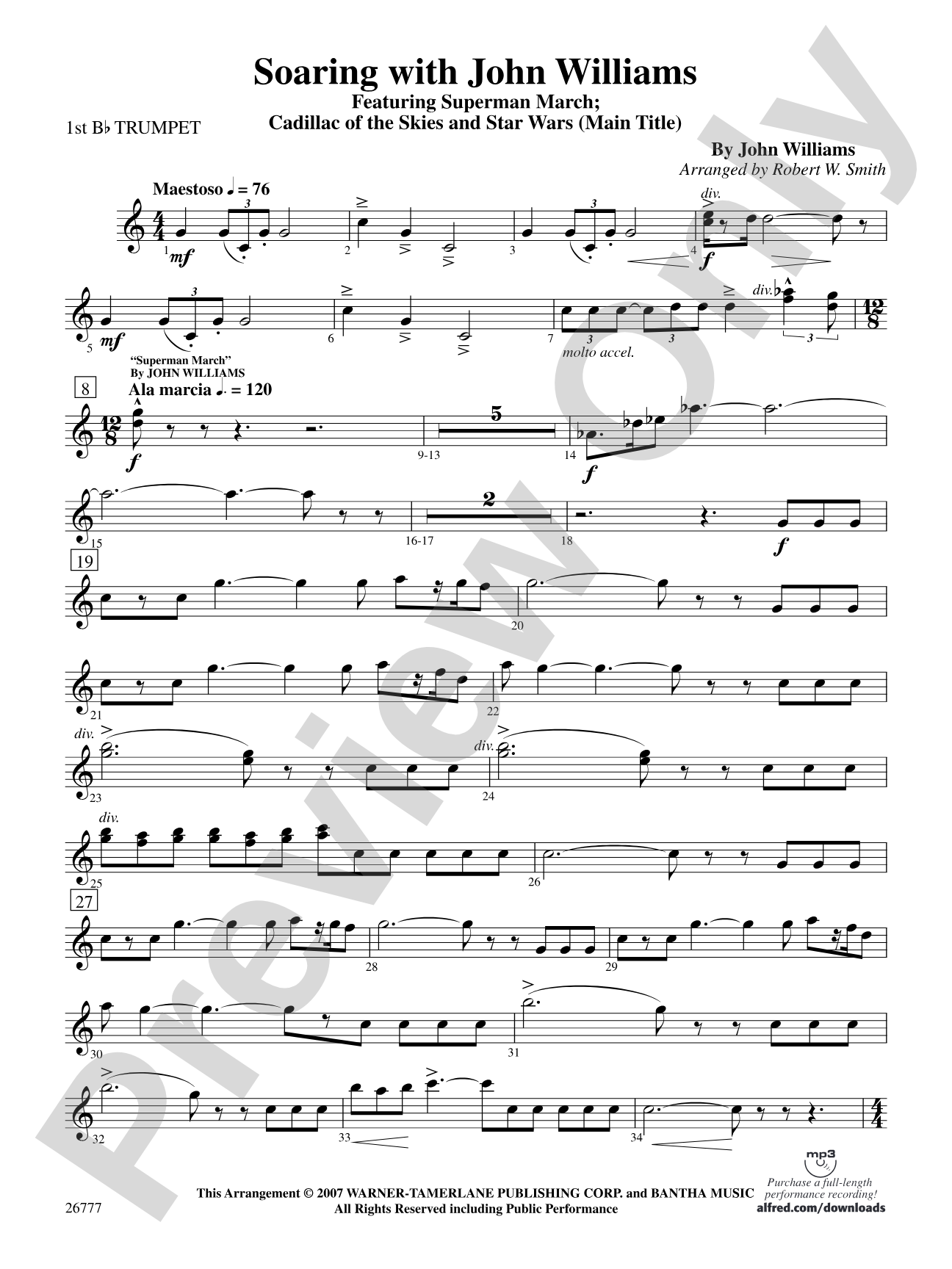 Soaring with John Williams: 1st B-flat Trumpet