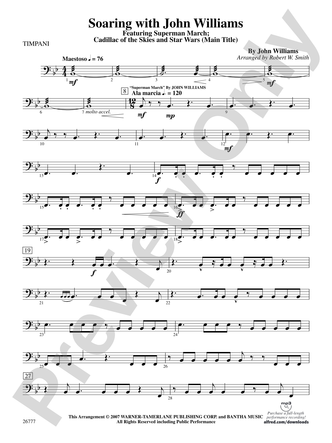 Soaring with John Williams: Timpani