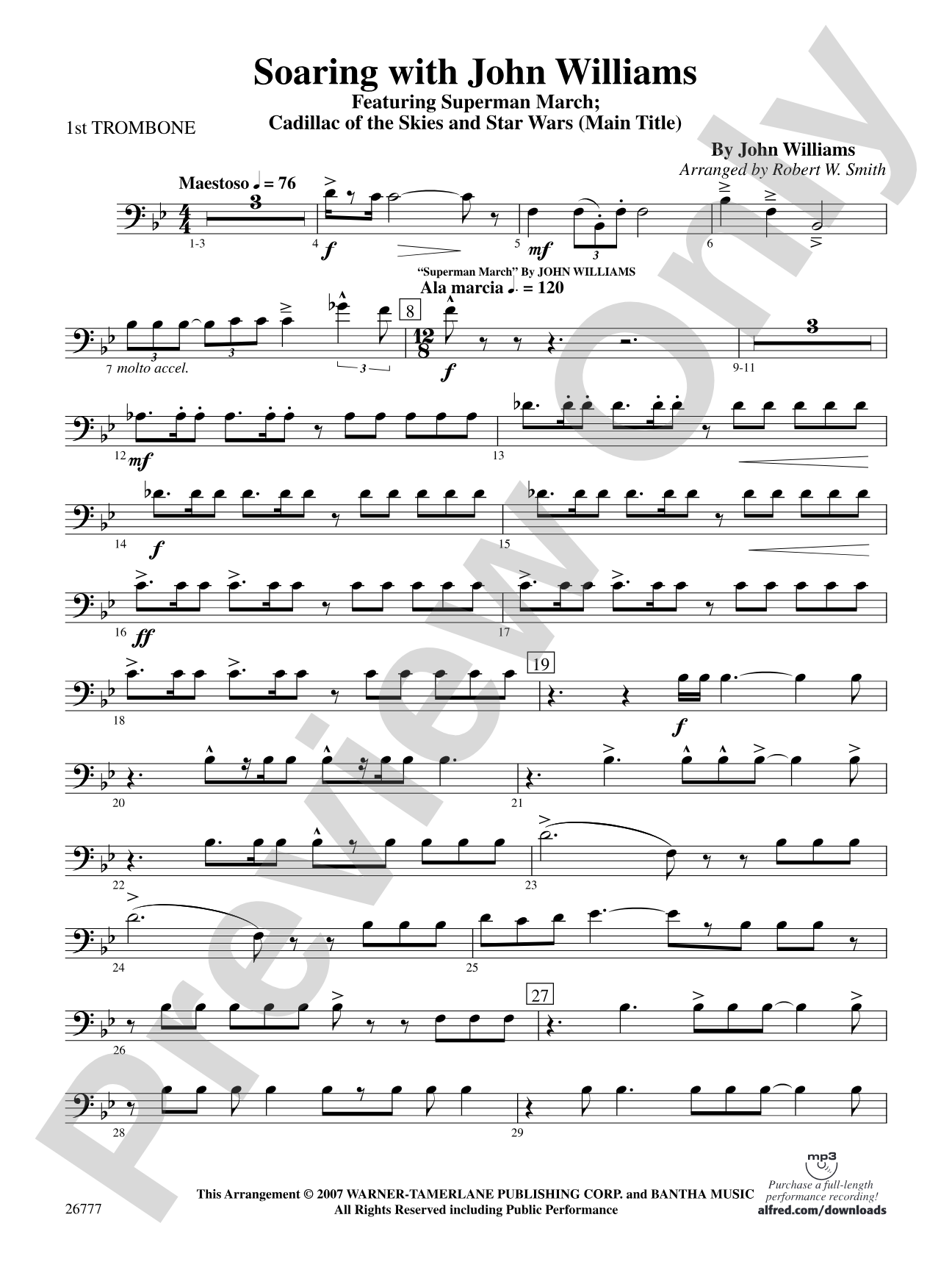 Soaring with John Williams: 1st Trombone