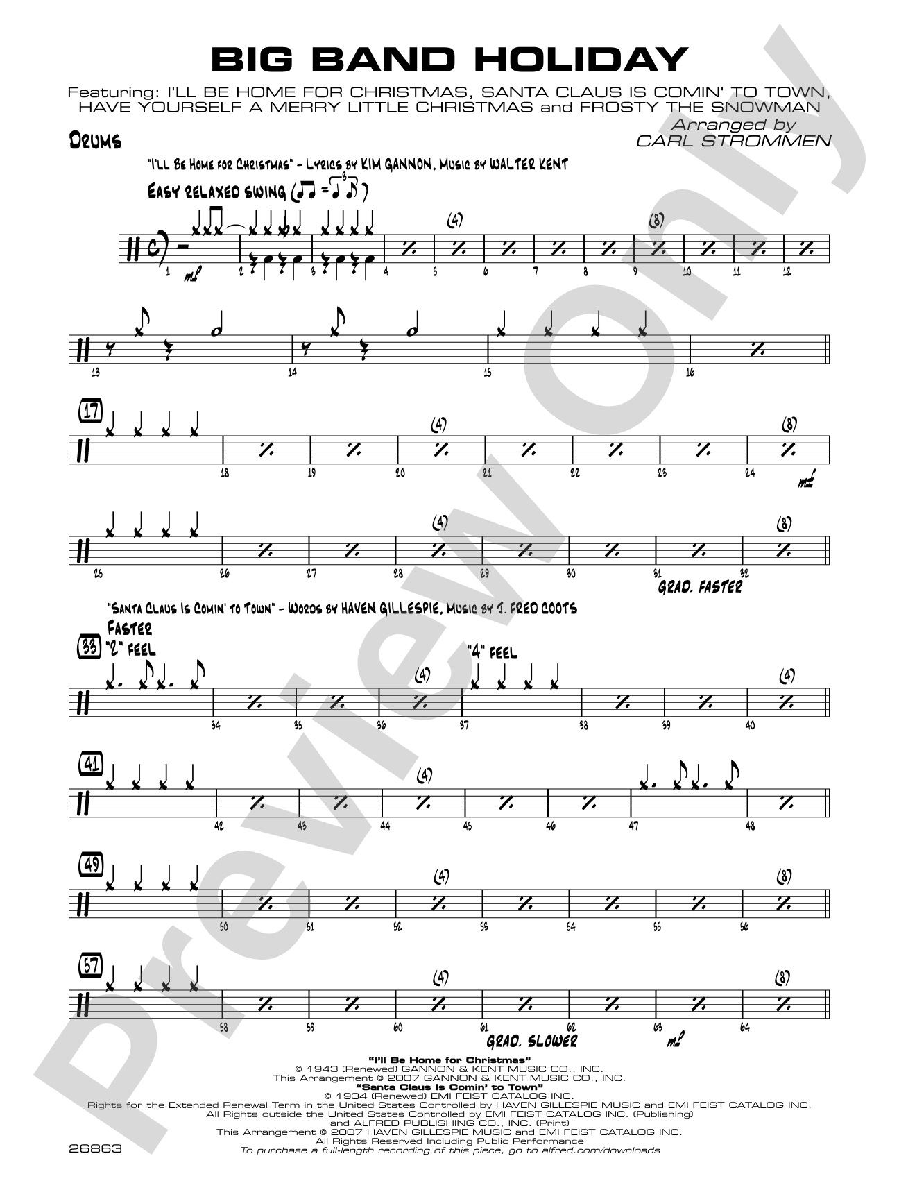 Big Band Holiday: Drums