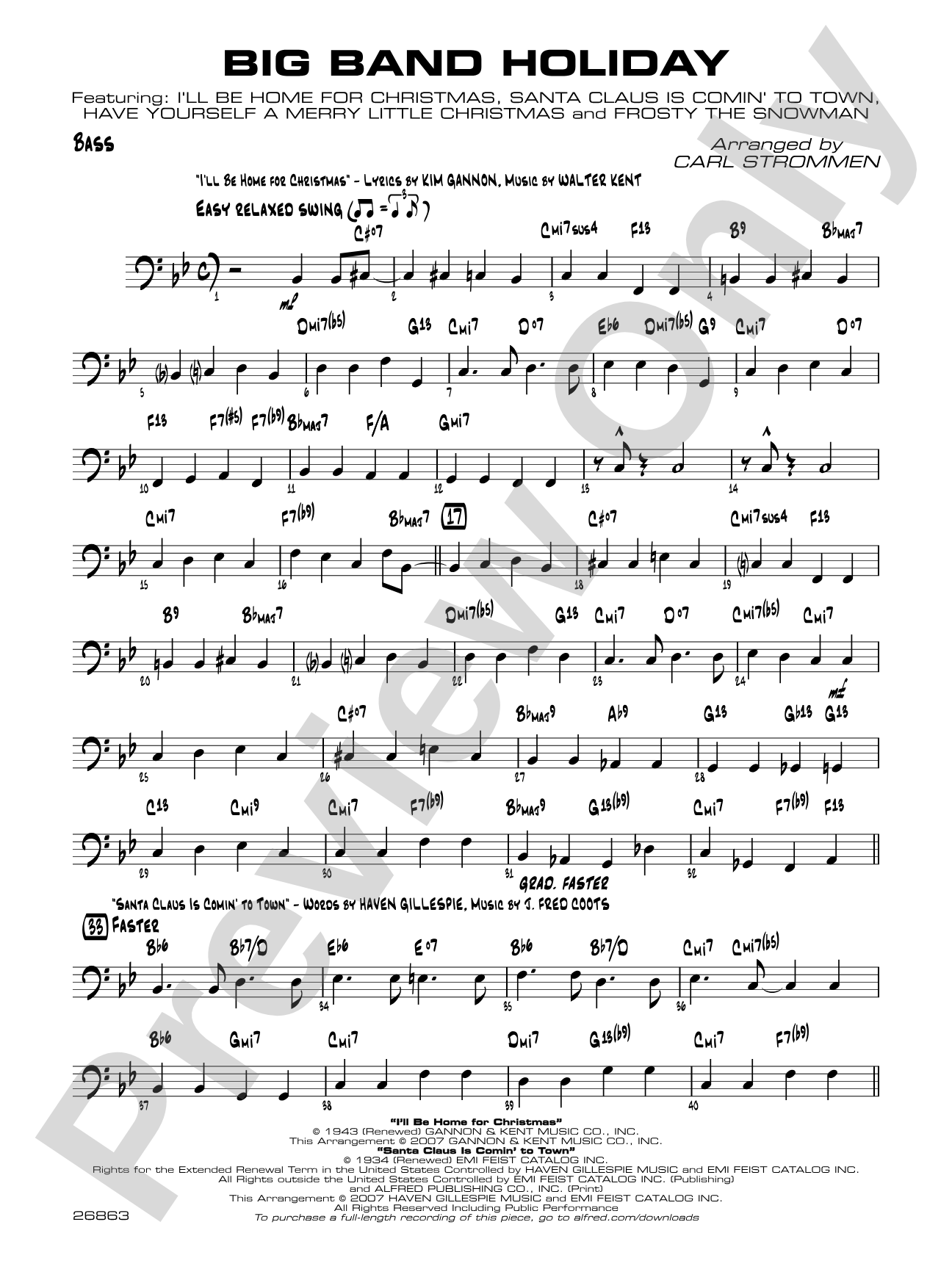 Big Band Holiday: String Bass