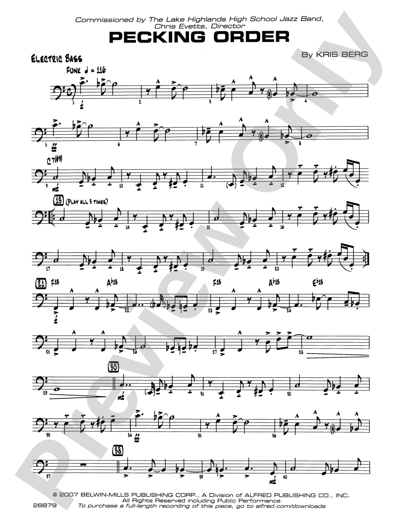Pecking Order: String Bass