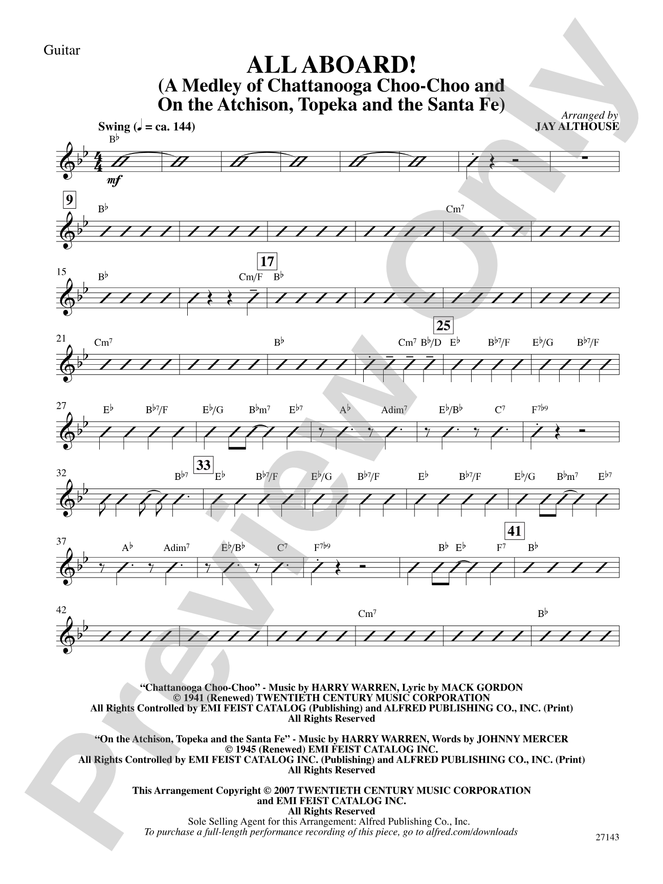 All Aboard!: Guitar: Choral SoundPax