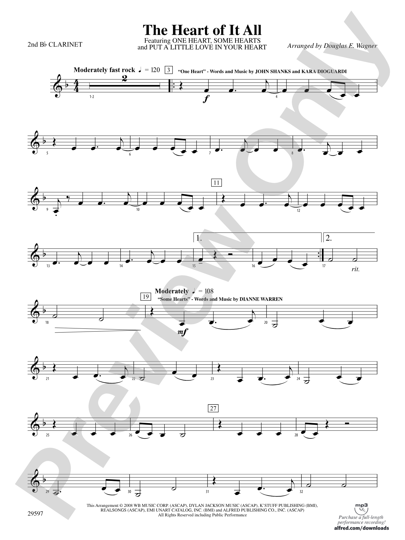The Heart of It All: 2nd B-flat Clarinet