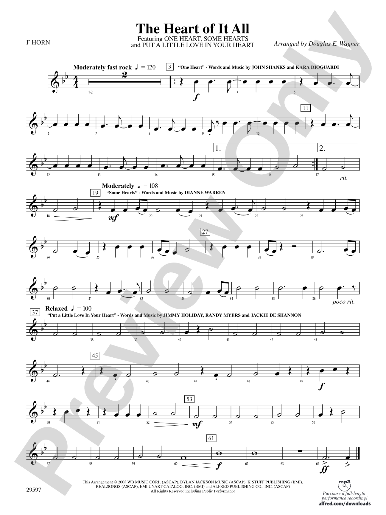 The Heart of It All: 1st F Horn