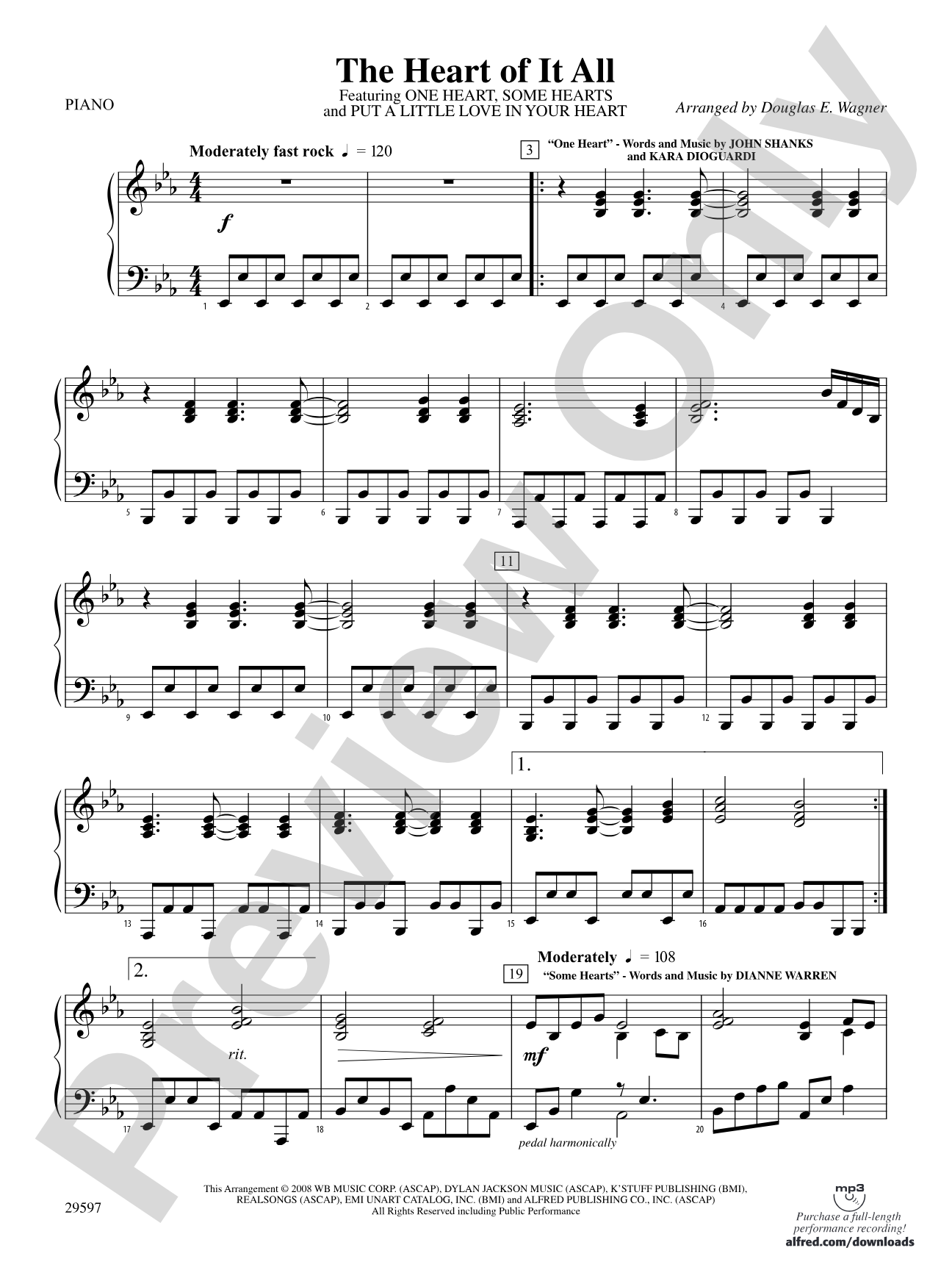 The Heart of It All: Piano Accompaniment