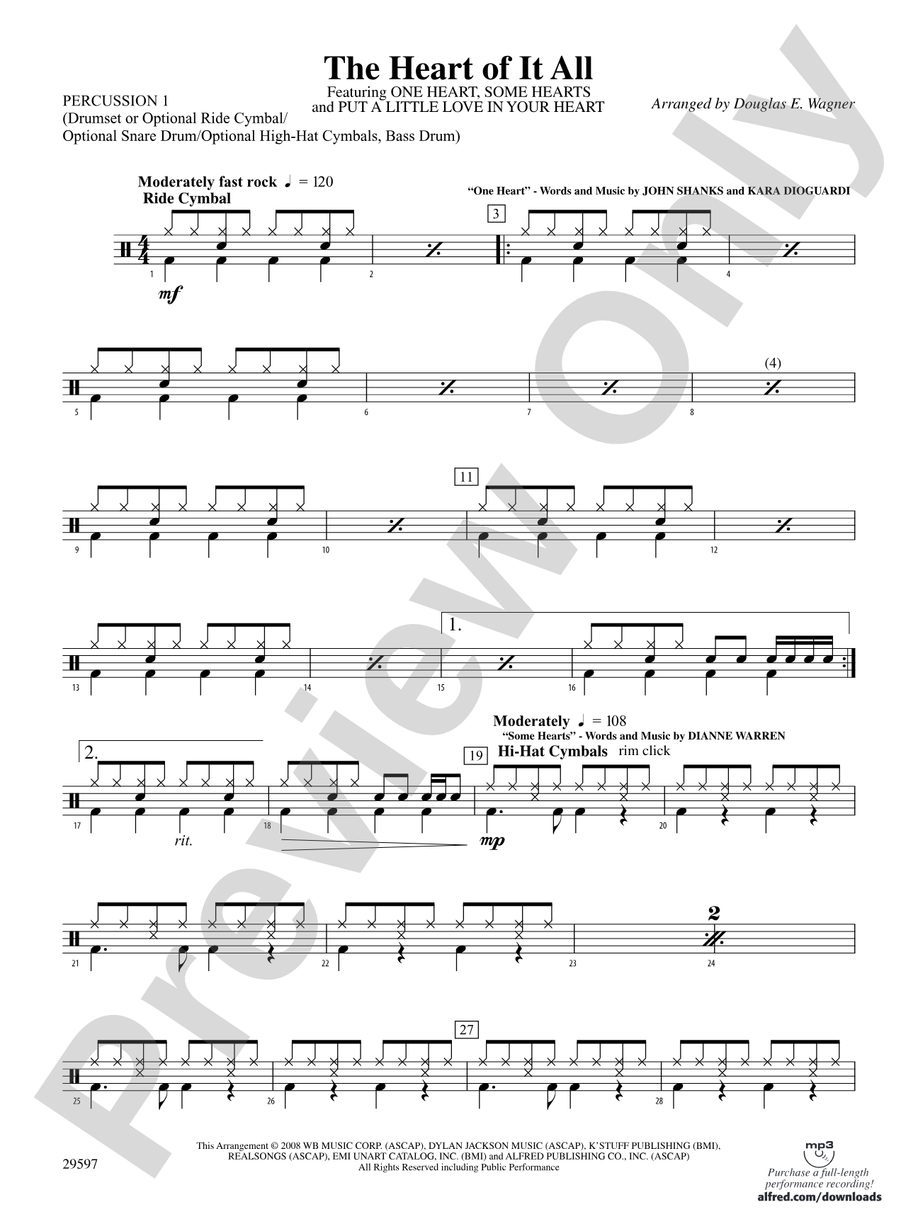 The Heart of It All: 1st Percussion