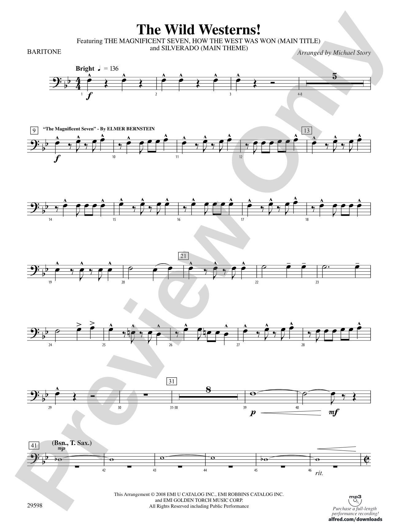 The Wild Westerns!: Baritone B.C.