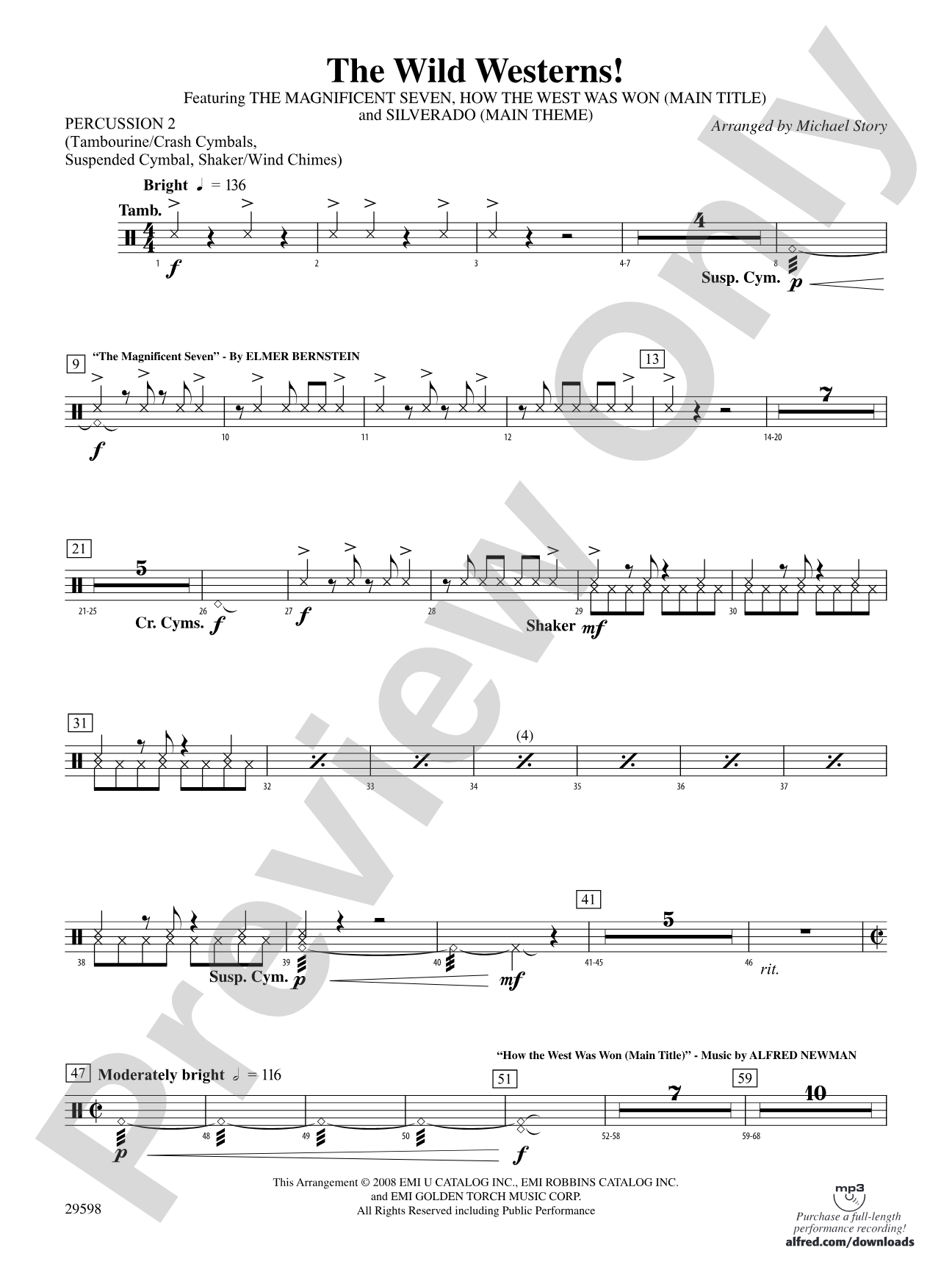 The Wild Westerns!: 2nd Percussion