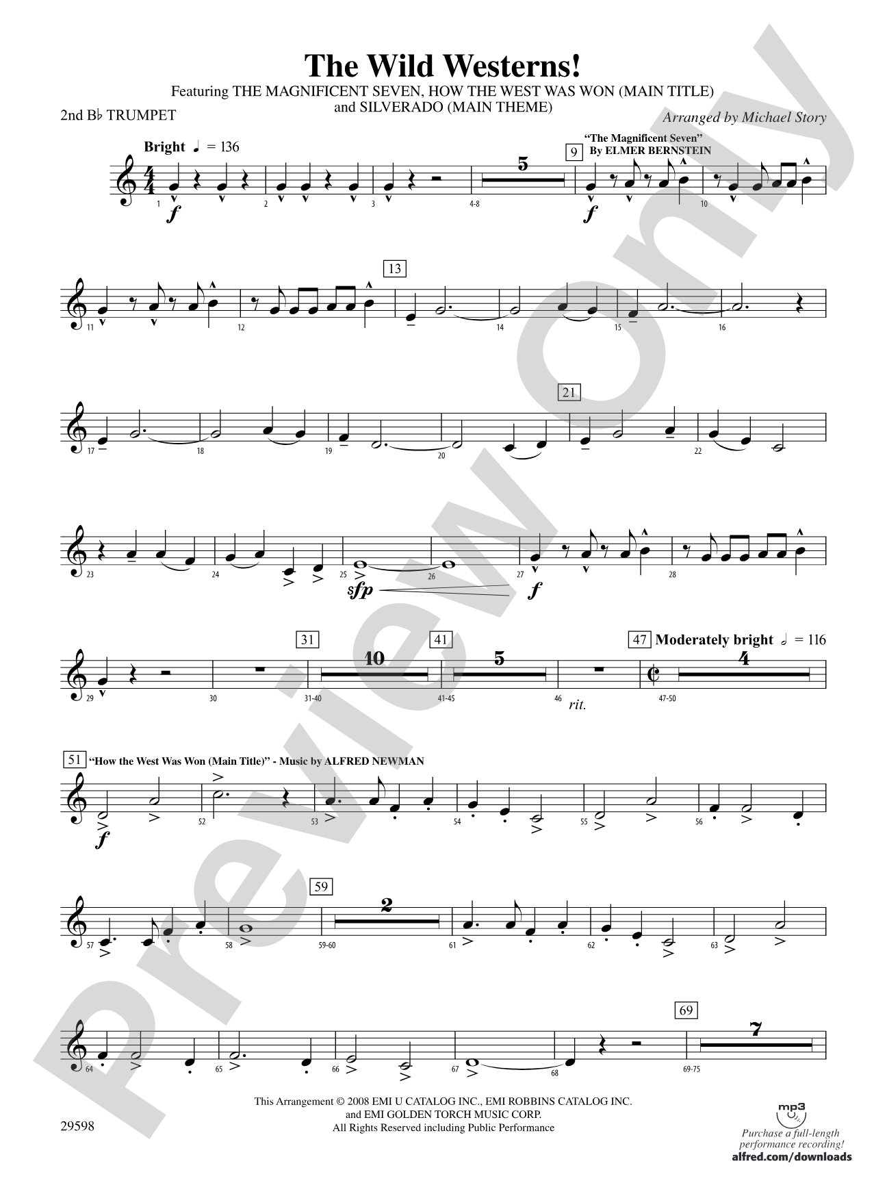 The Wild Westerns!: 2nd B-flat Trumpet