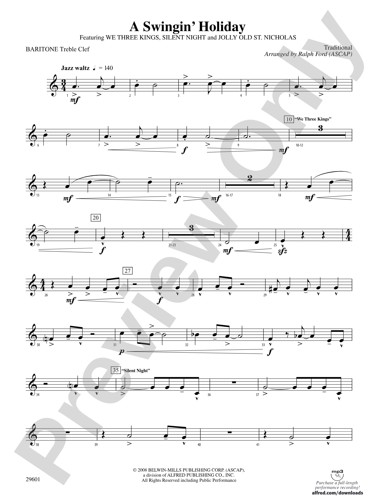 A Swingin' Holiday: Baritone T.C.