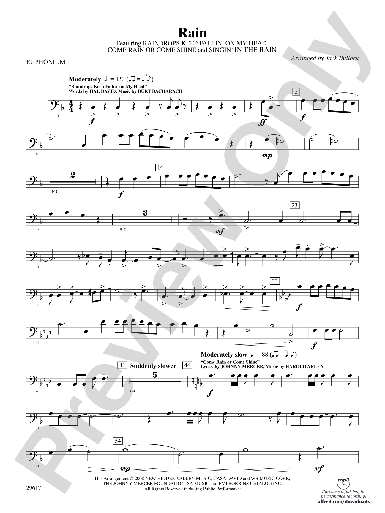 Rain: Baritone B.C.
