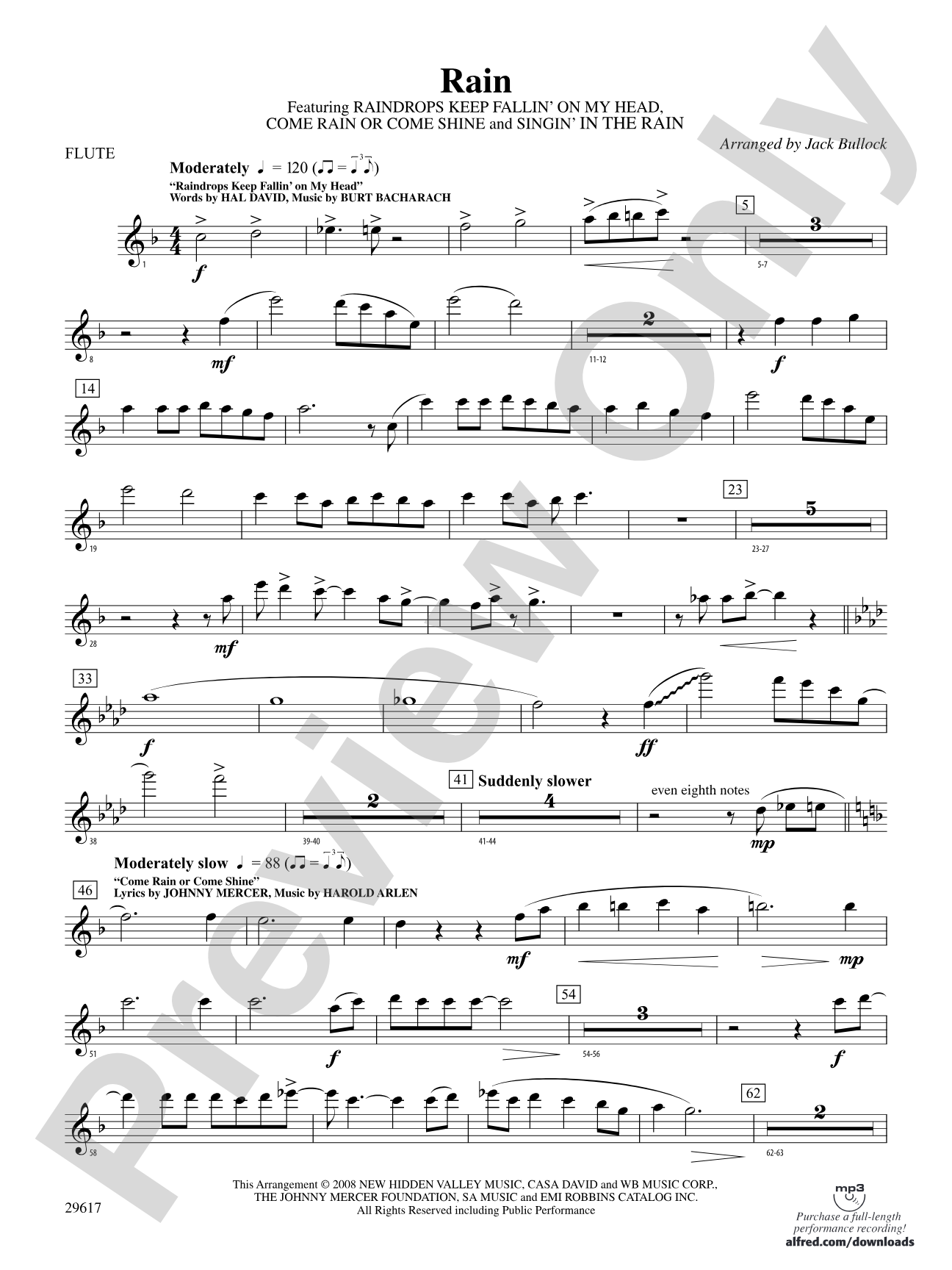 Rain: Flute