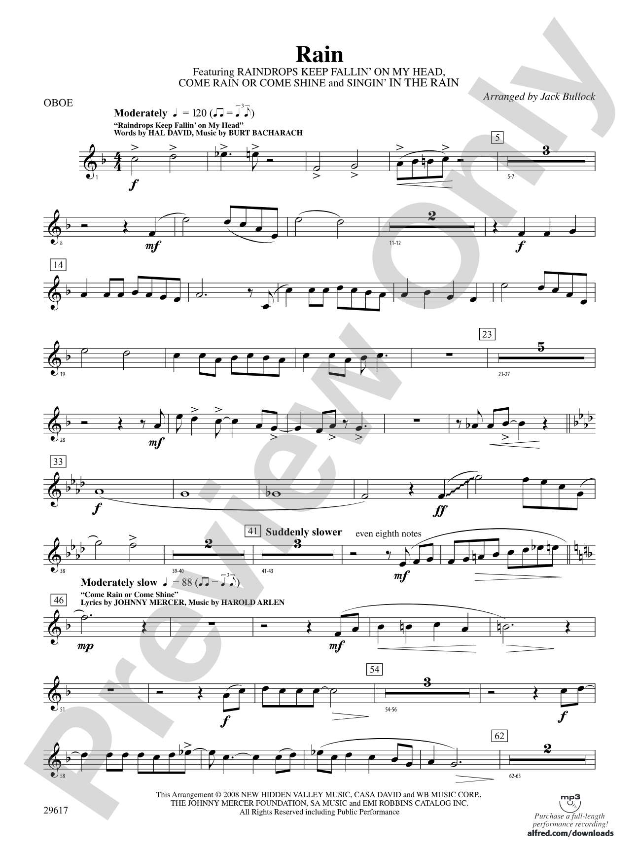 Rain: Oboe