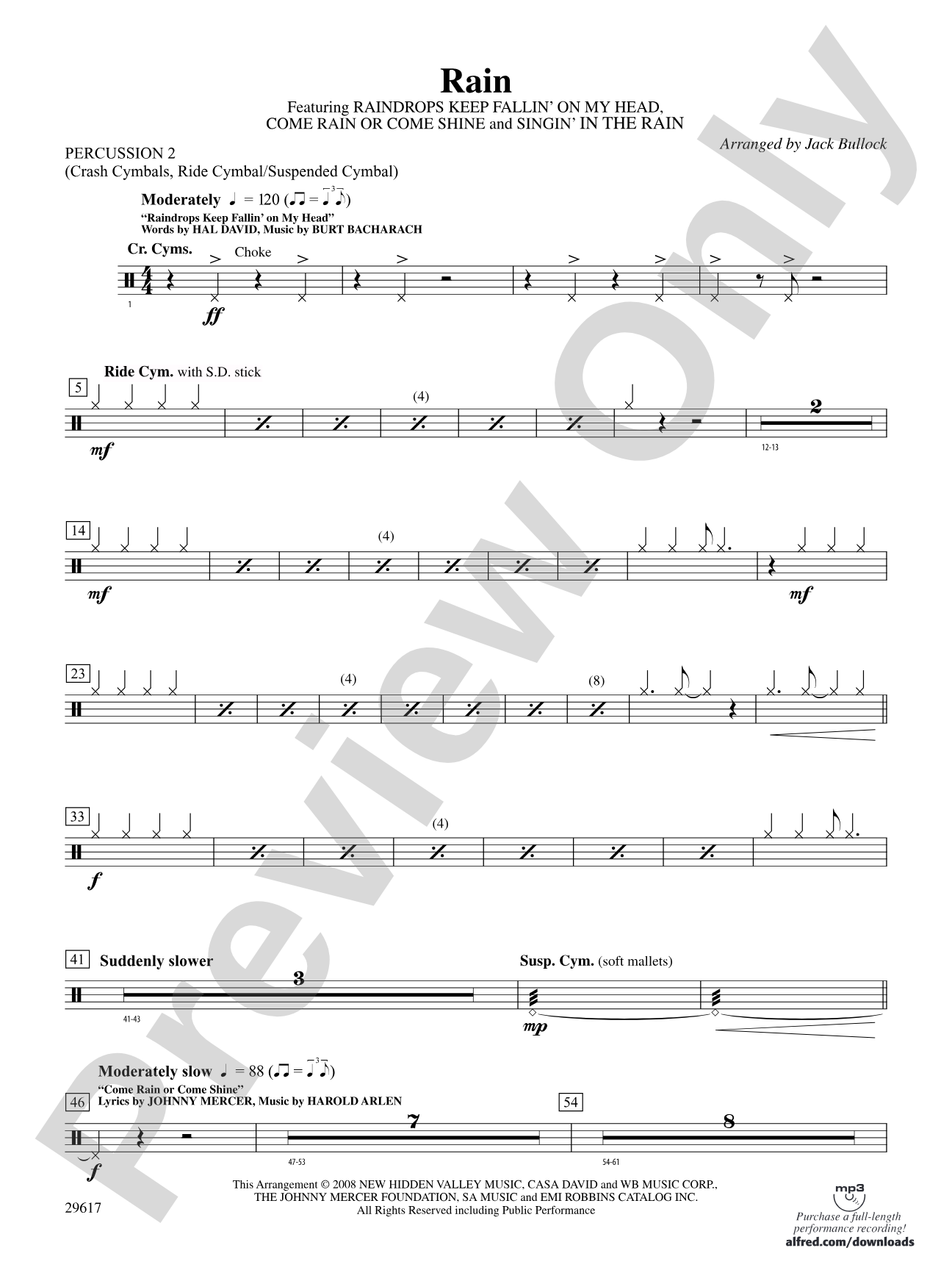 Rain: 2nd Percussion