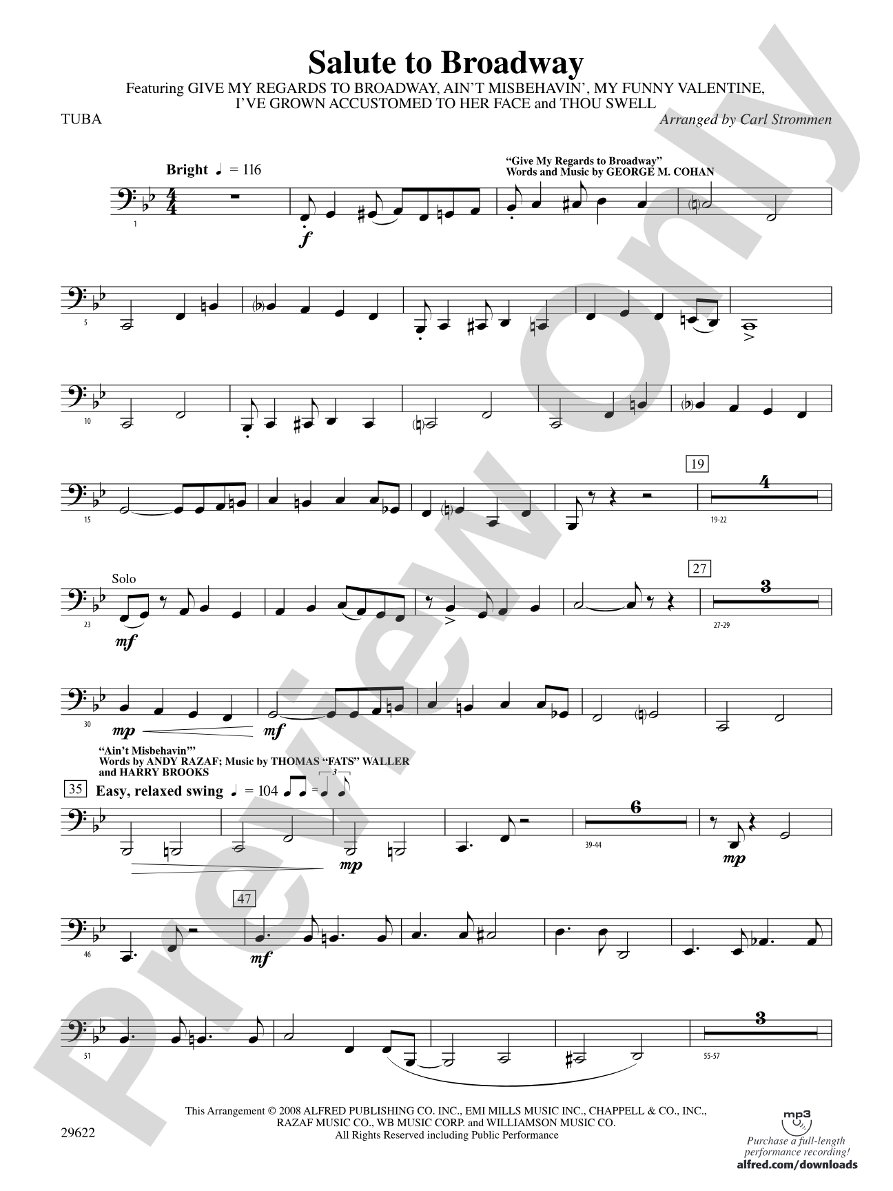 Salute to Broadway: Tuba