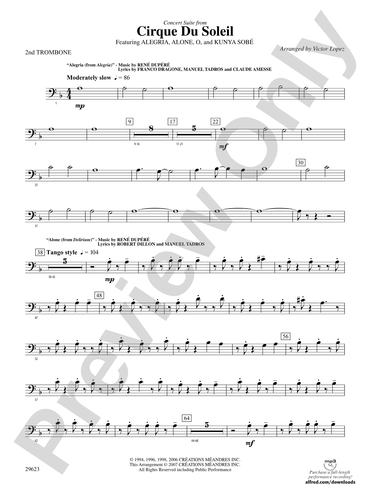 Cirque du Soleil: 2nd Trombone