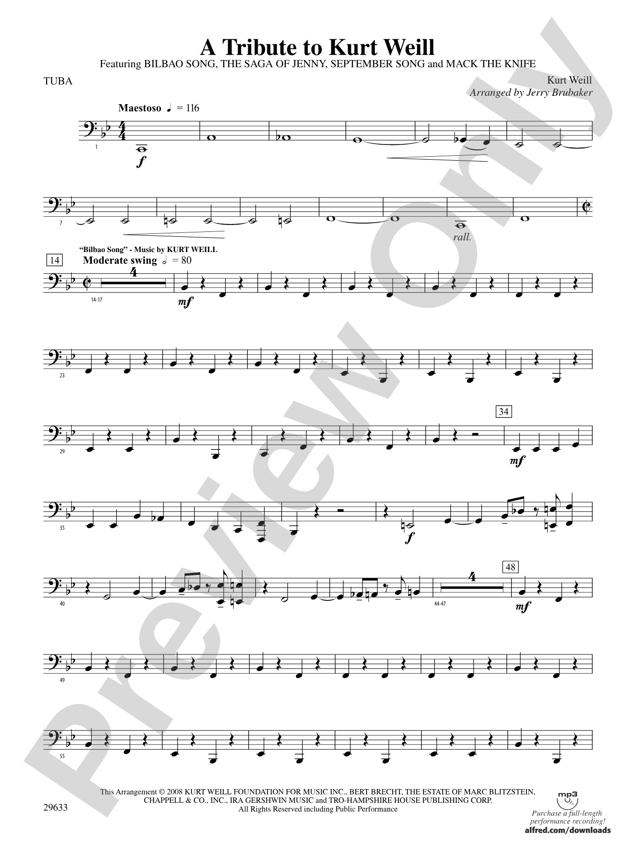 A Tribute to Kurt Weill: Tuba