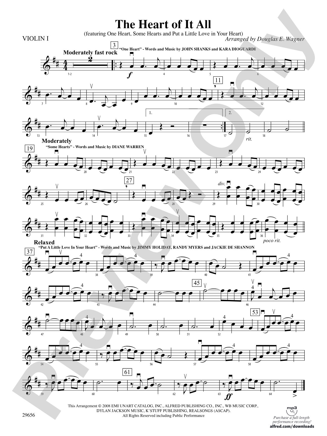 The Heart of It All: 1st Violin