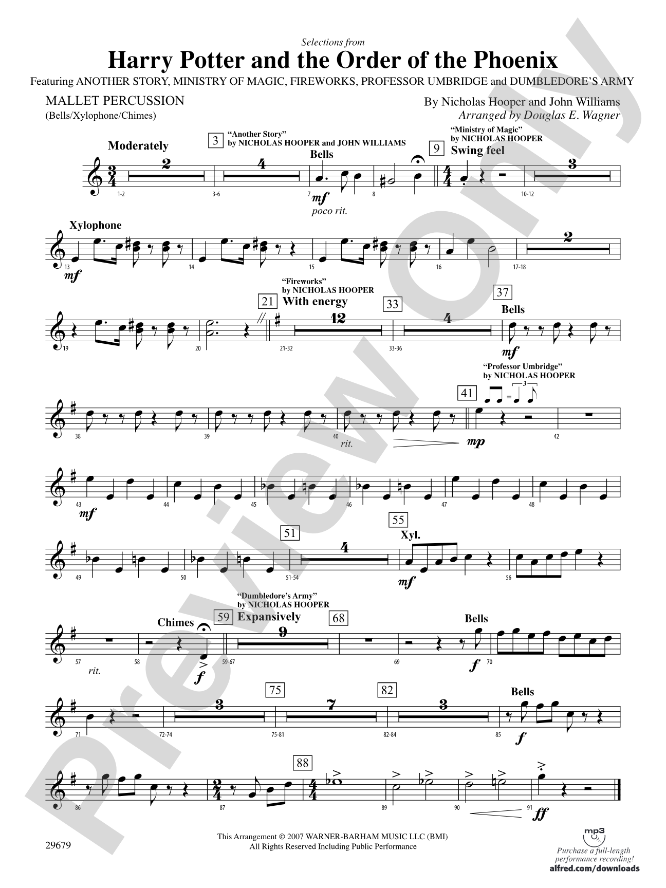 Harry Potter and the Order of the Phoenix, Selections from: Mallets