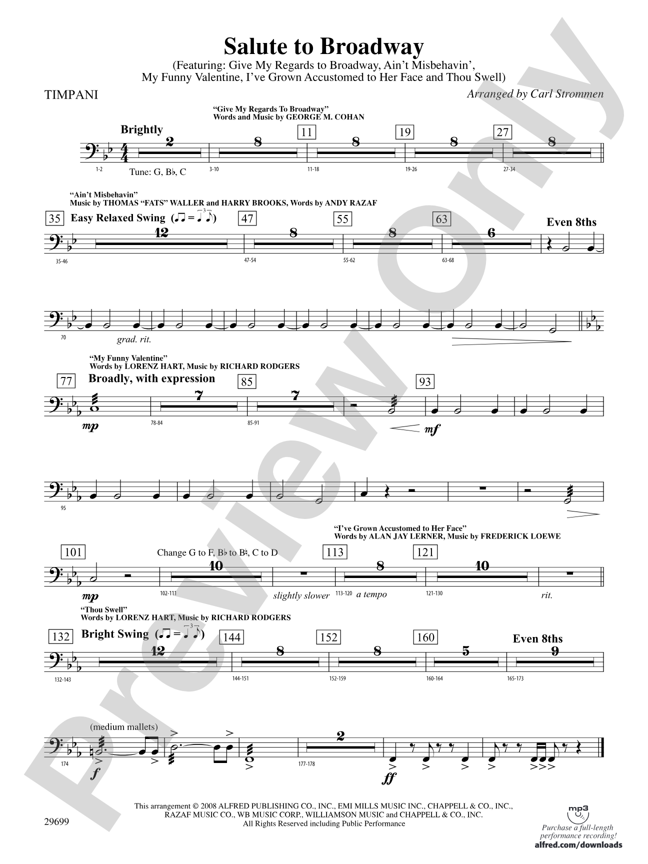 Salute to Broadway: Timpani
