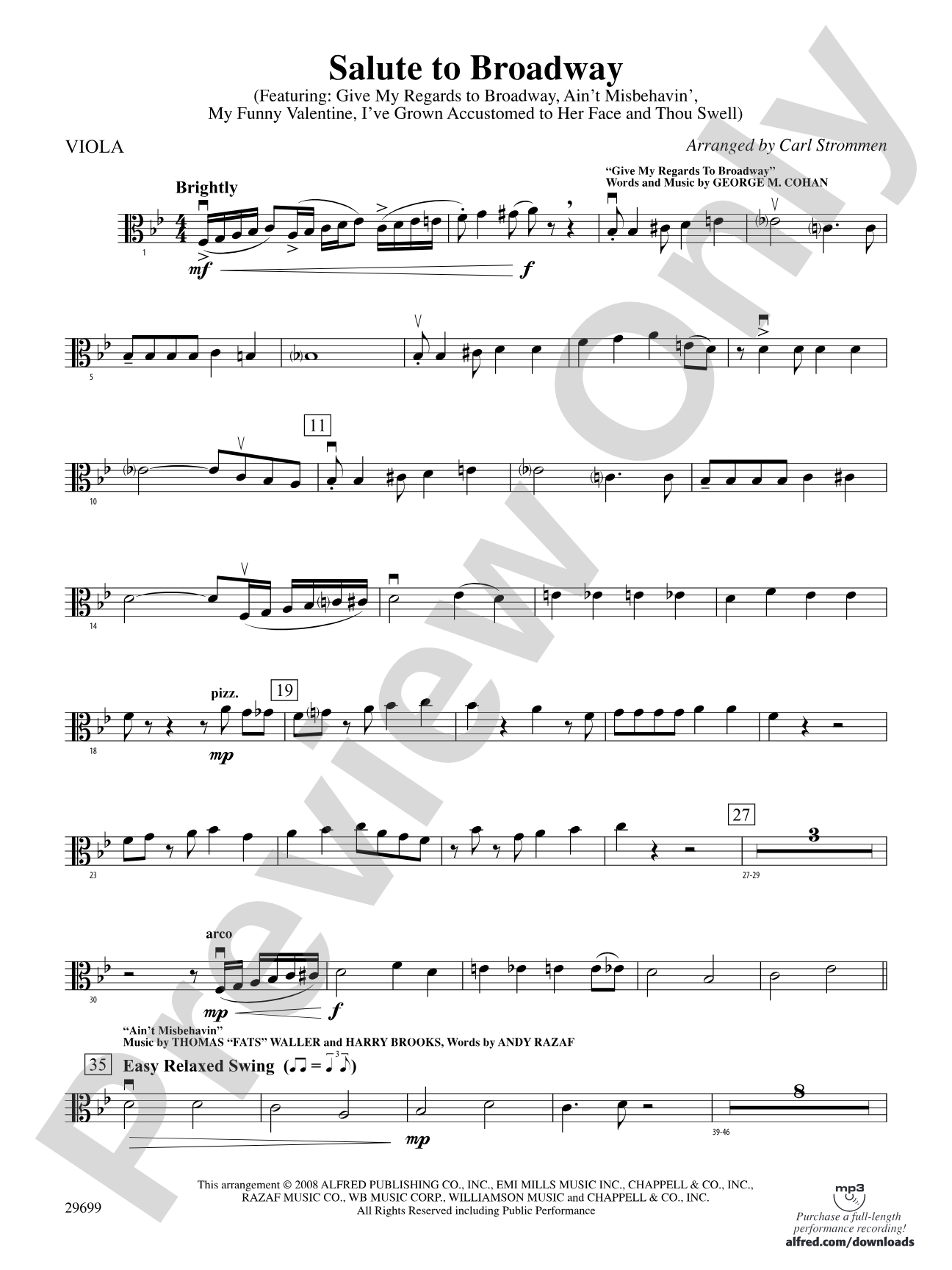 Salute to Broadway: Viola
