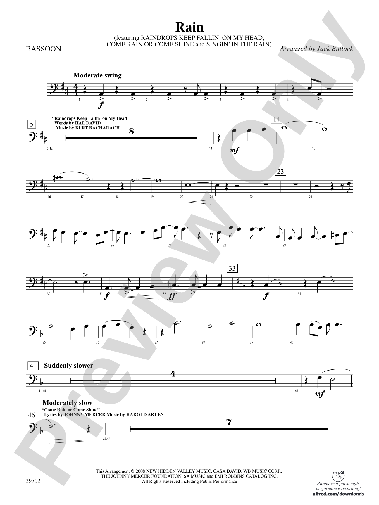 Rain: Bassoon