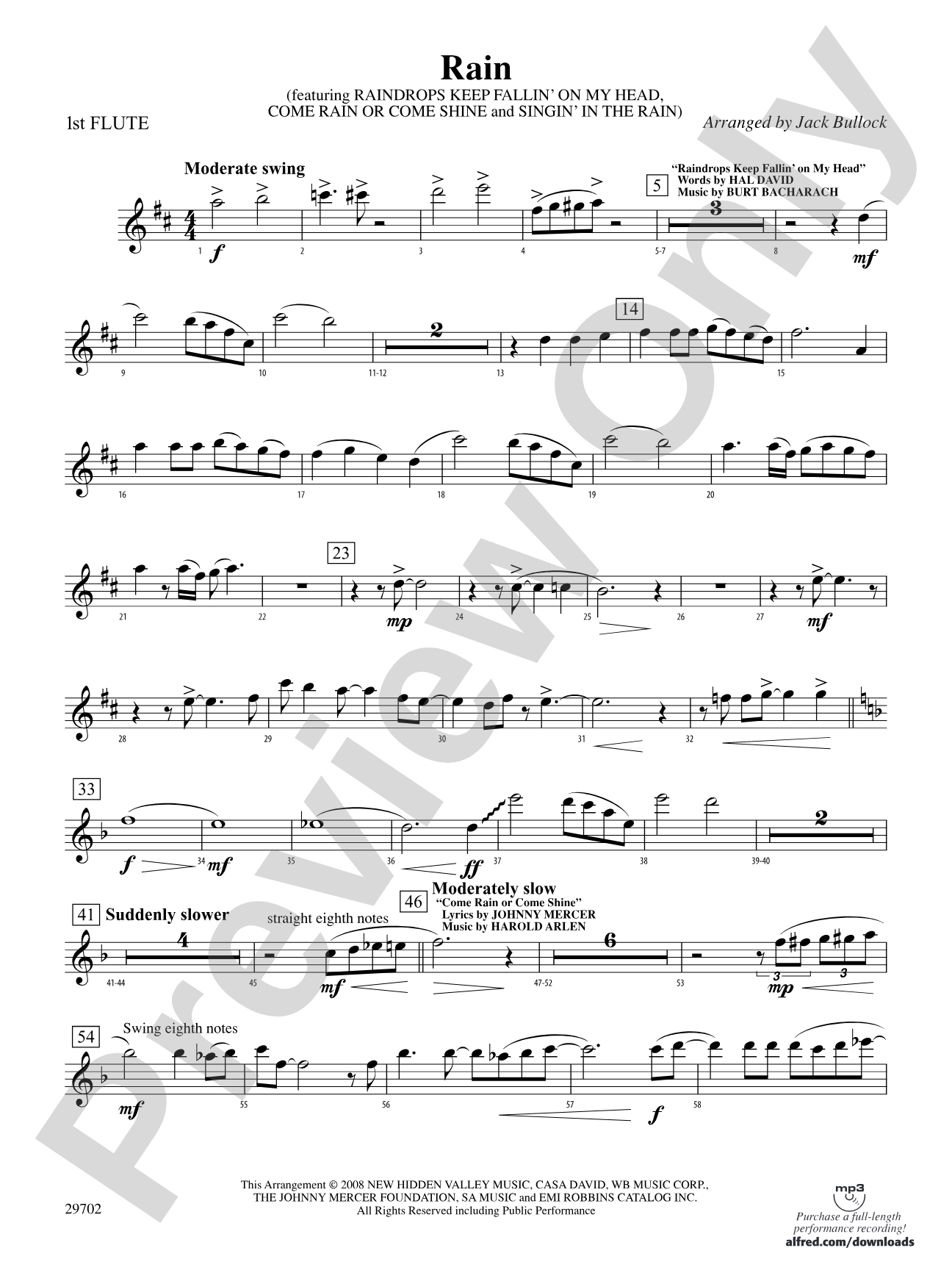 Rain: Flute