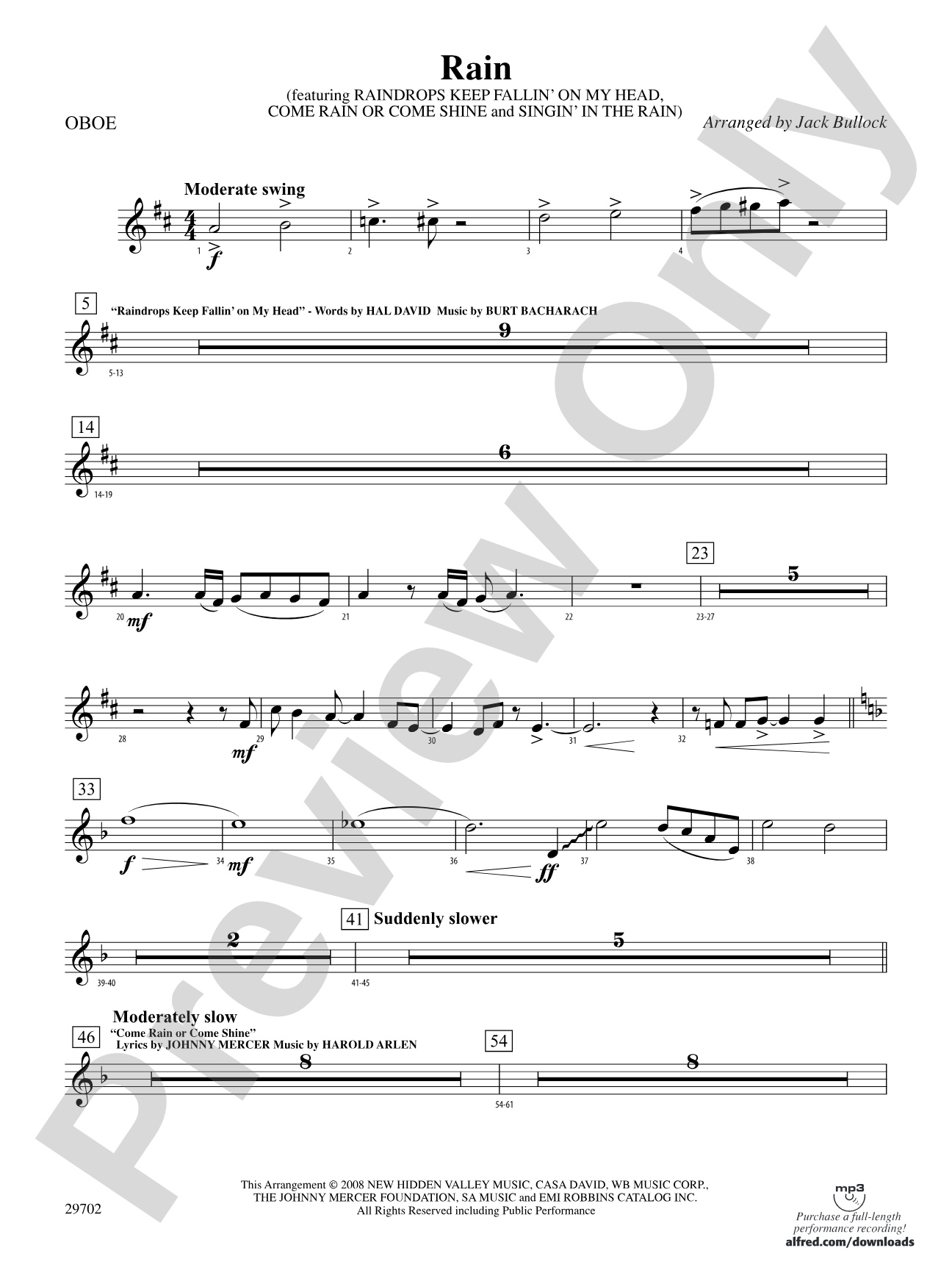 Rain: Oboe