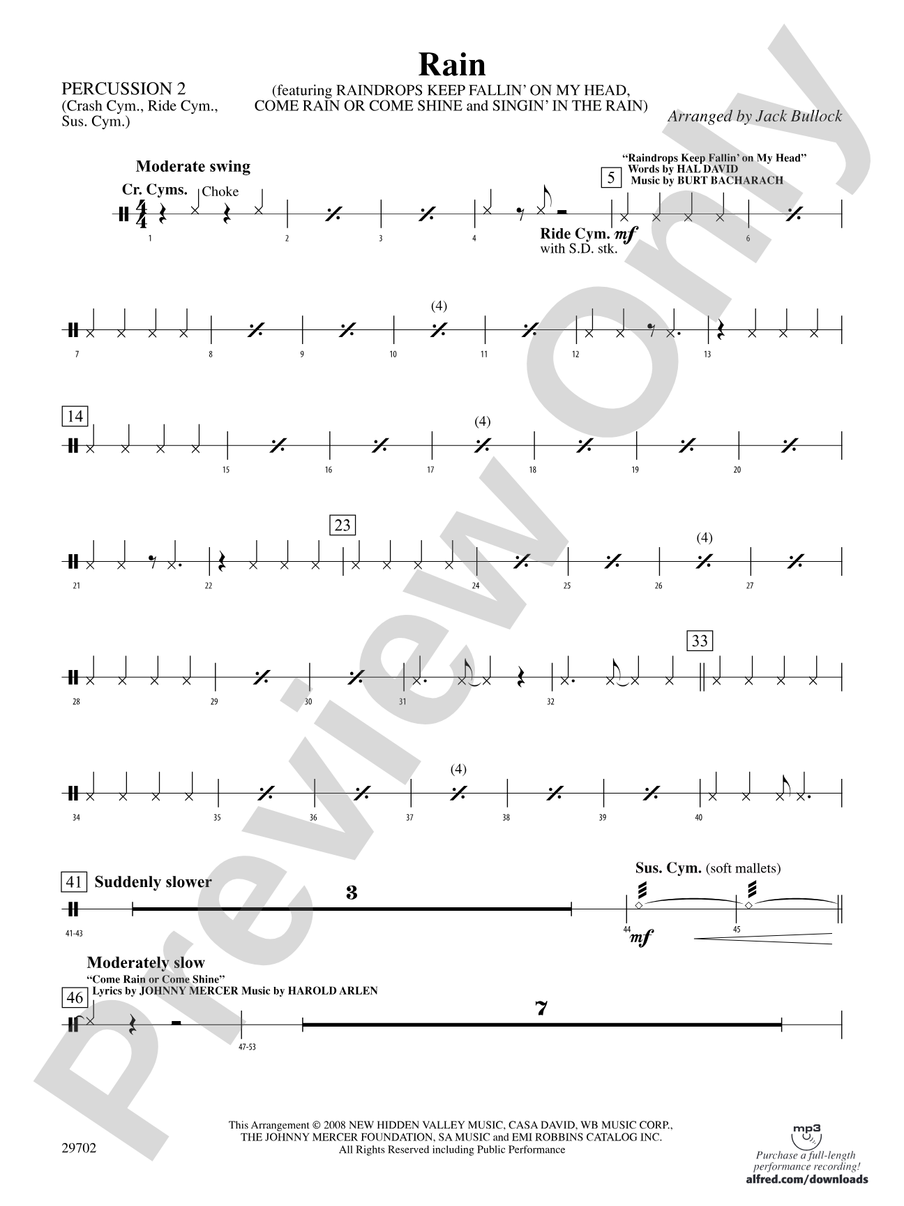 Rain: 2nd Percussion