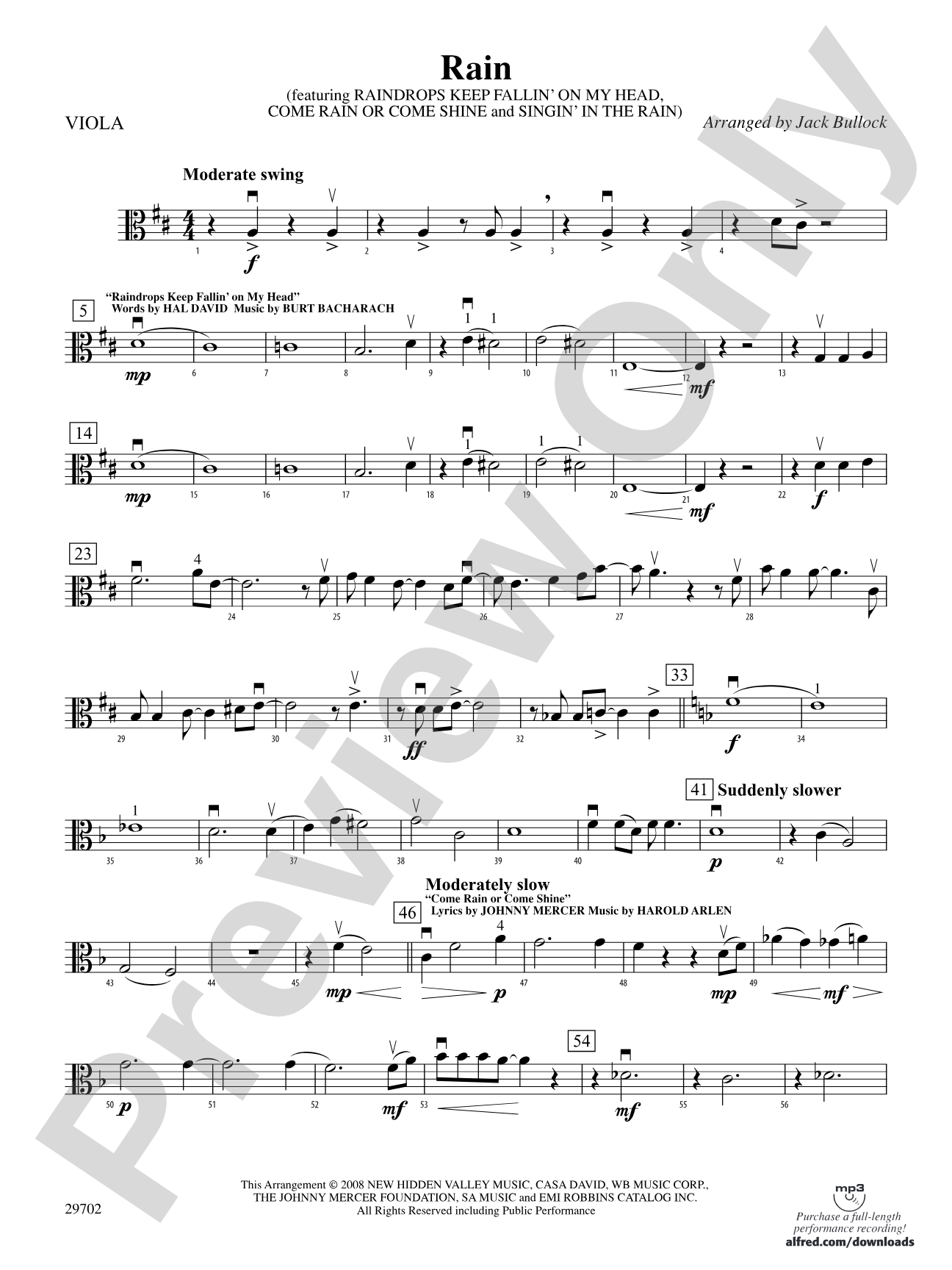Rain: Viola