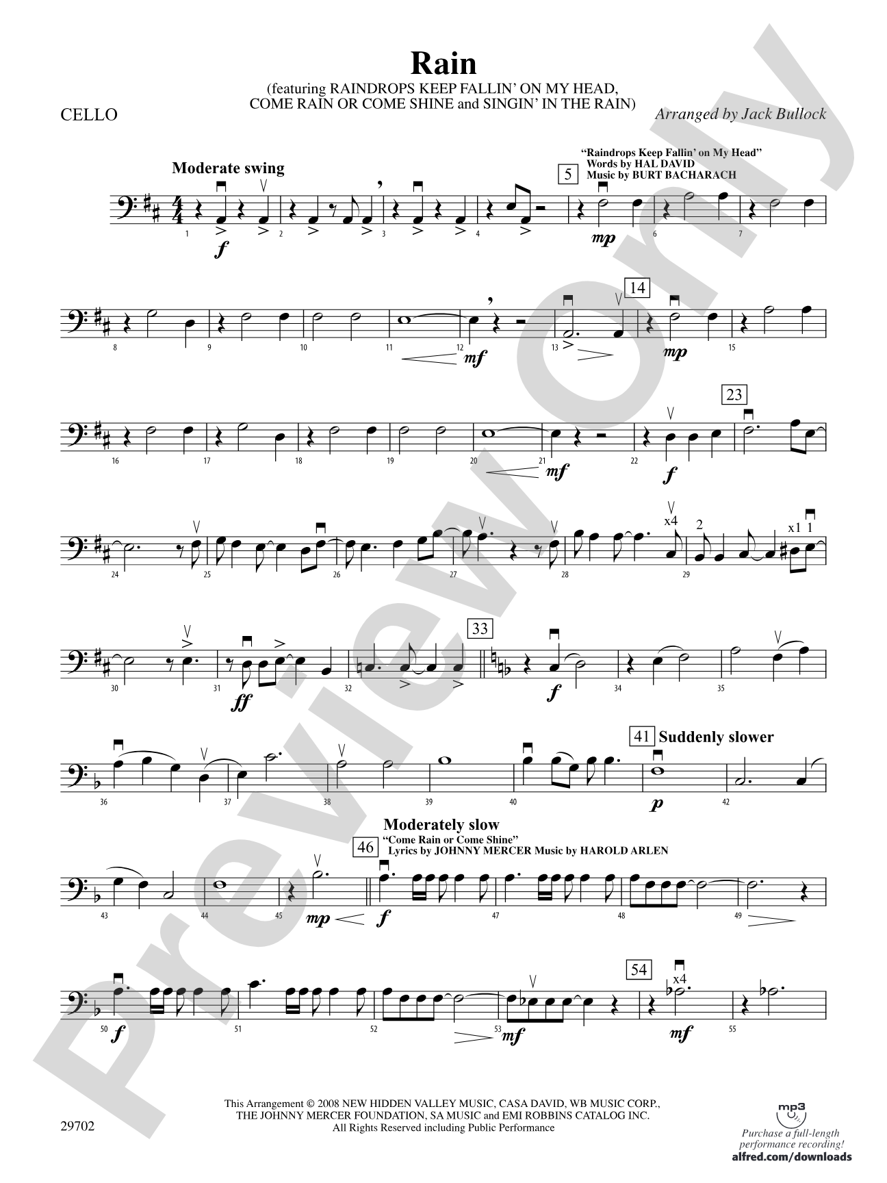 Rain: Cello