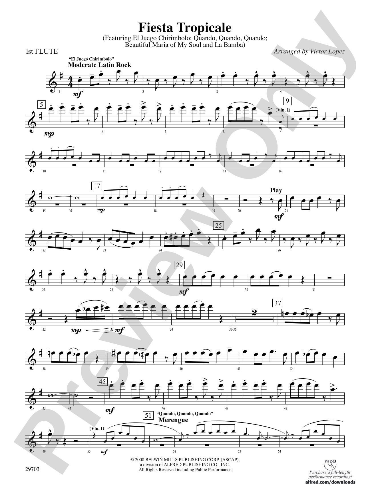 Fiesta Tropicale: Flute