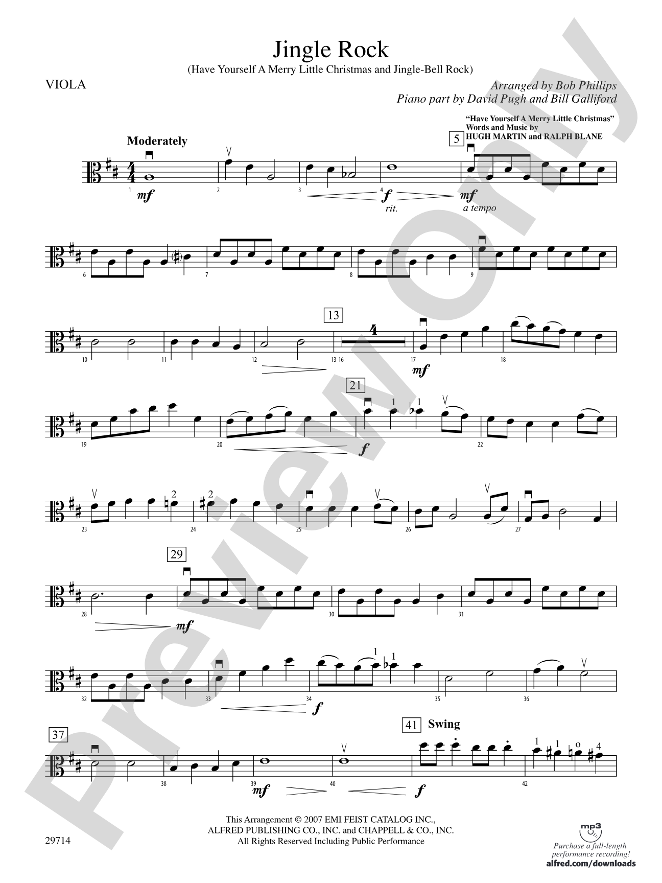 Jingle Rock: Viola