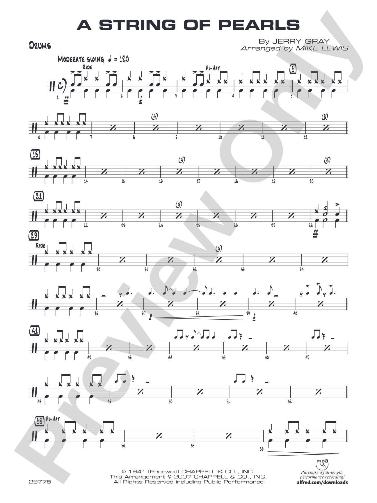 String of Pearls: Drums