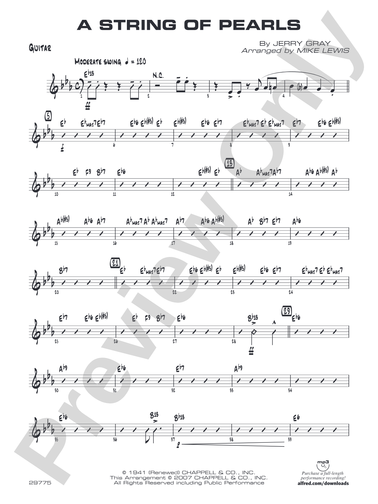 String of Pearls: Guitar